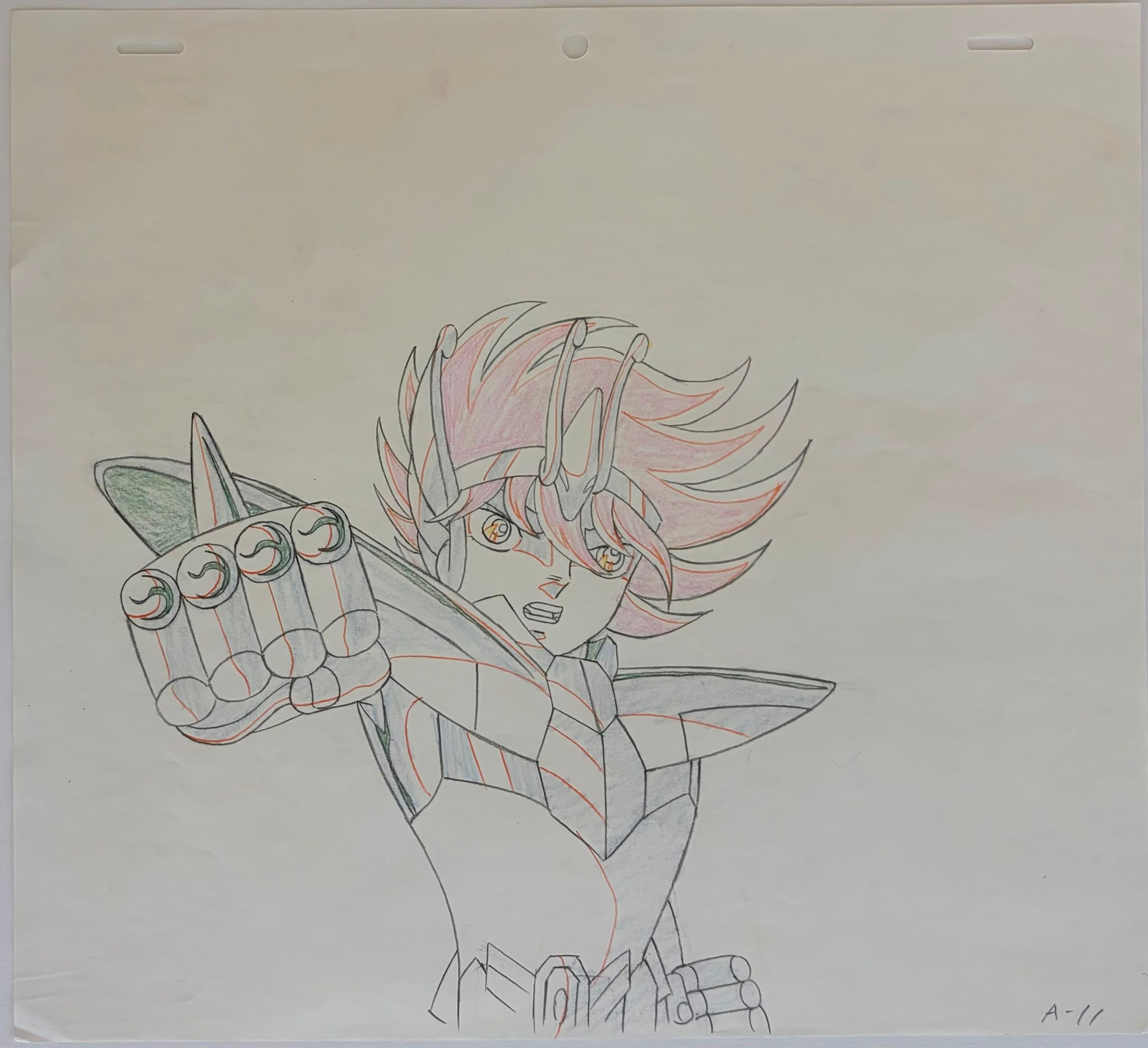 Saint Seiya Original Sketch (Pegasus Seiya)