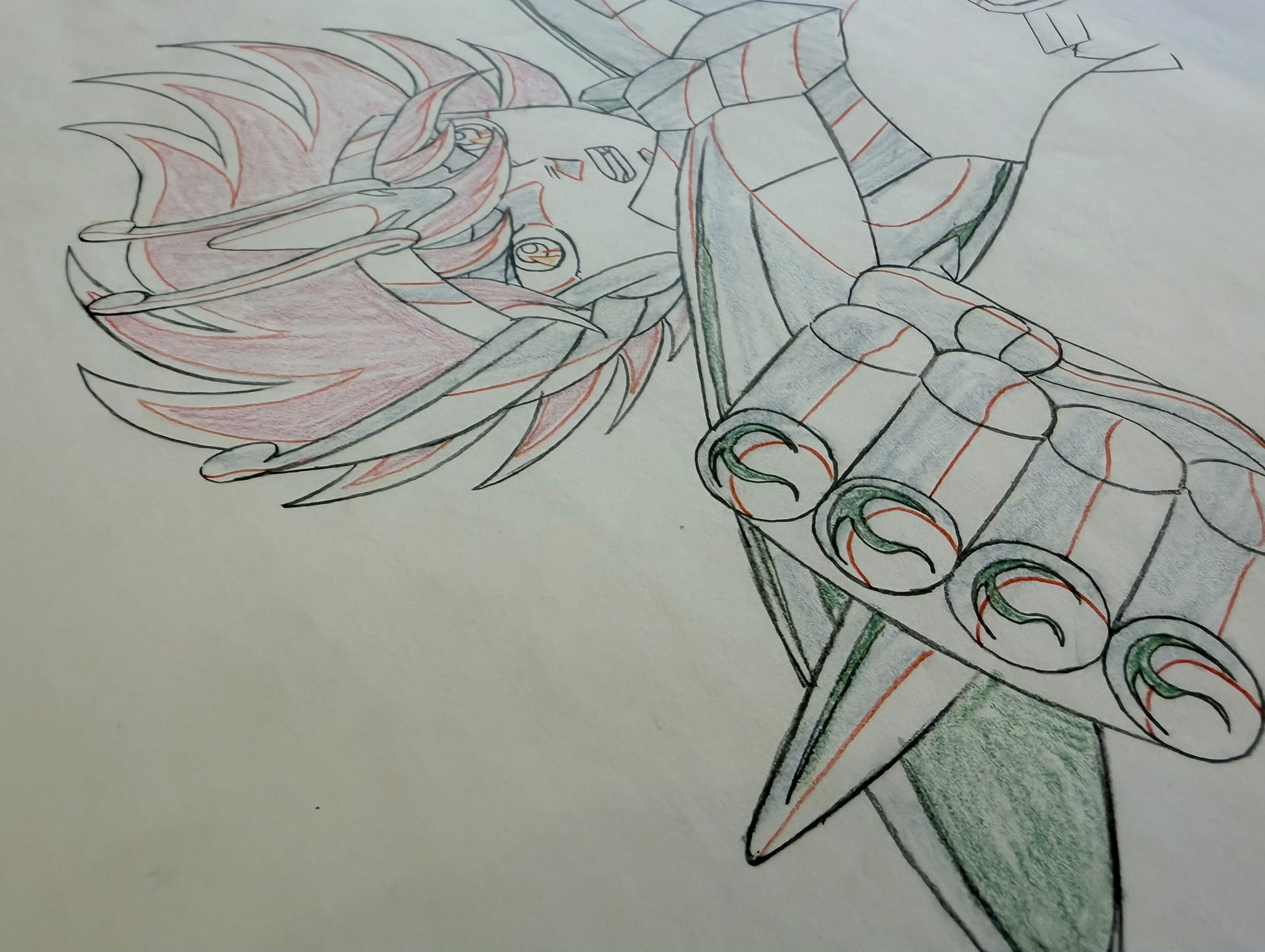 Saint Seiya Original Sketch (Pegasus Seiya)