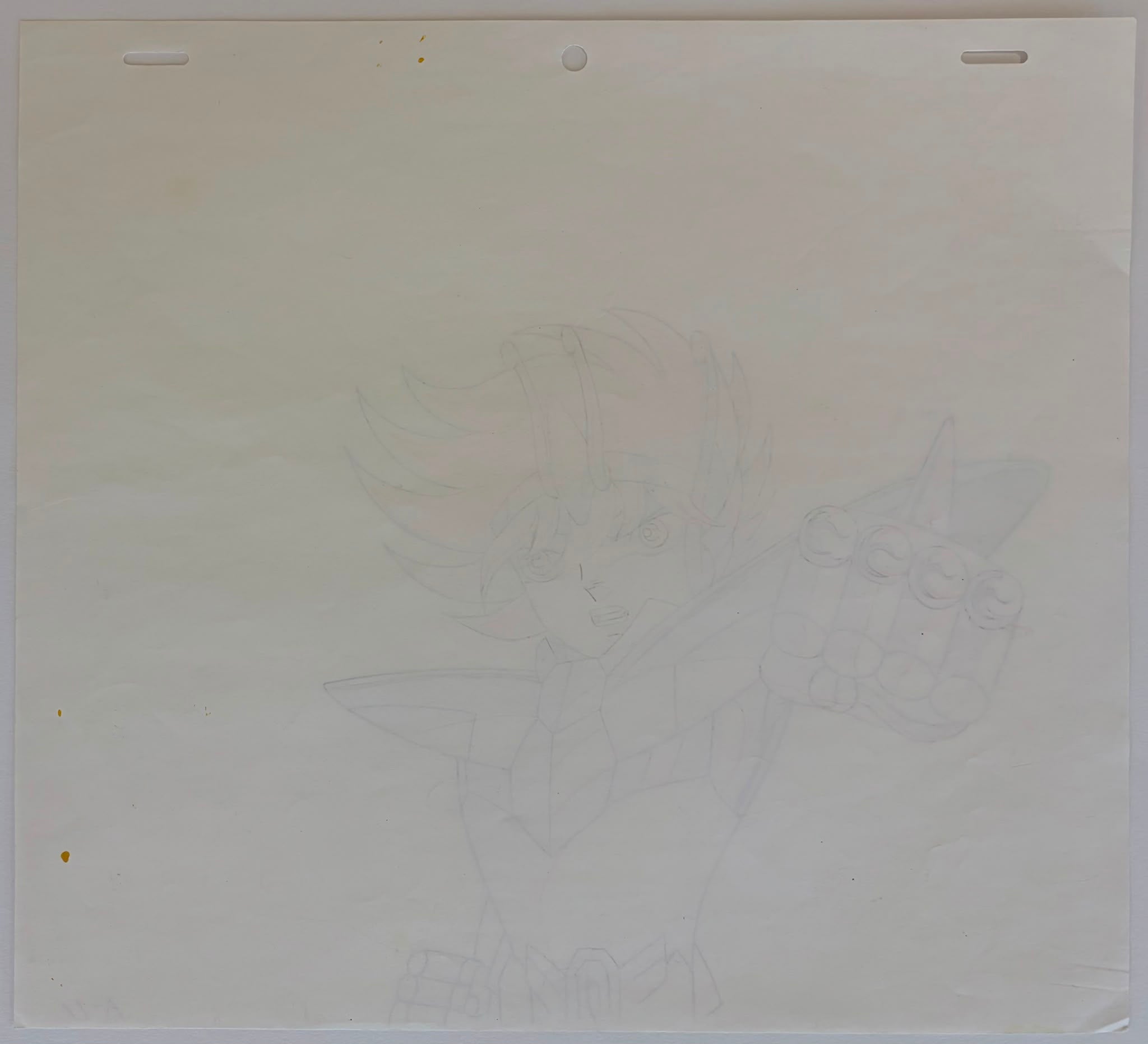Saint Seiya Original Sketch (Pegasus Seiya)