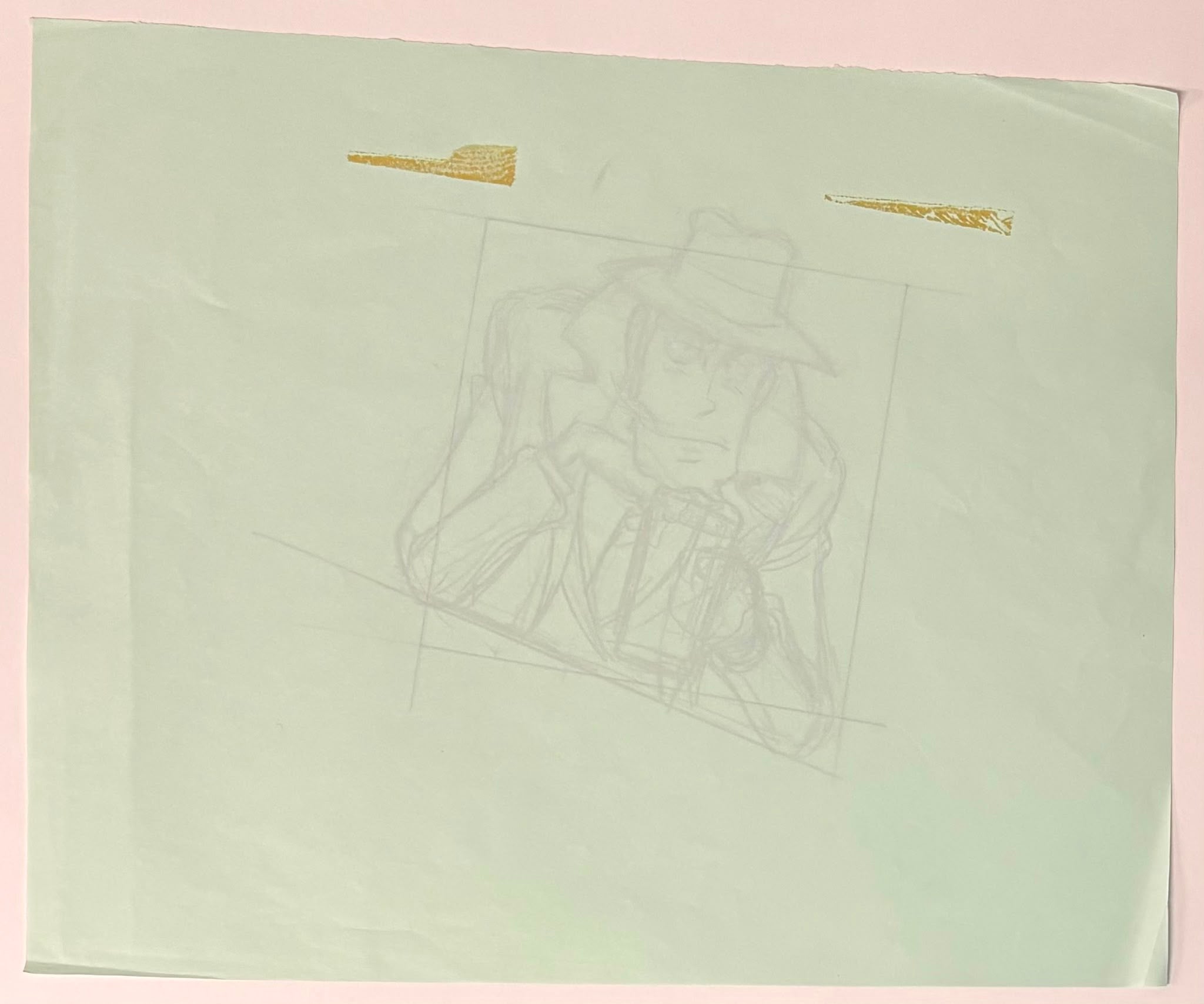 Lupin III Original Sketch (Koichi Zenigata)