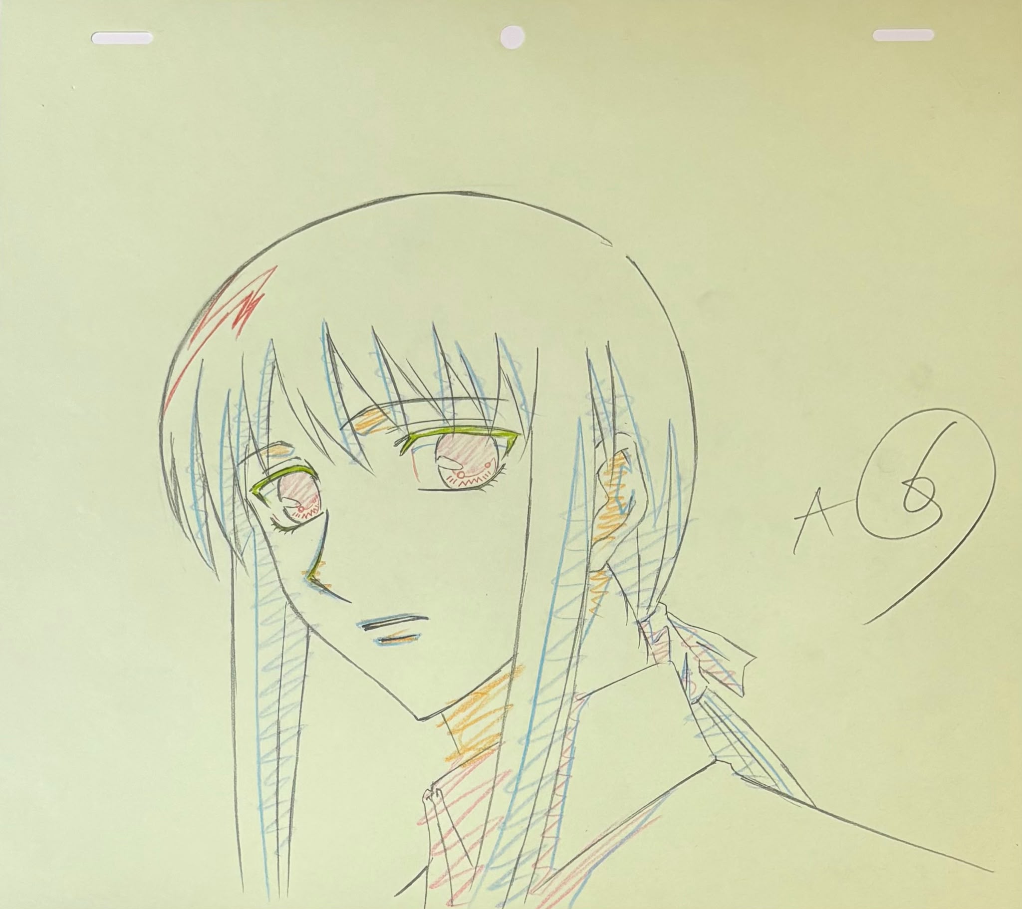 Fruits Basket Original Drawing (Tohru Honda & Ritsu Sohma) 2 page set