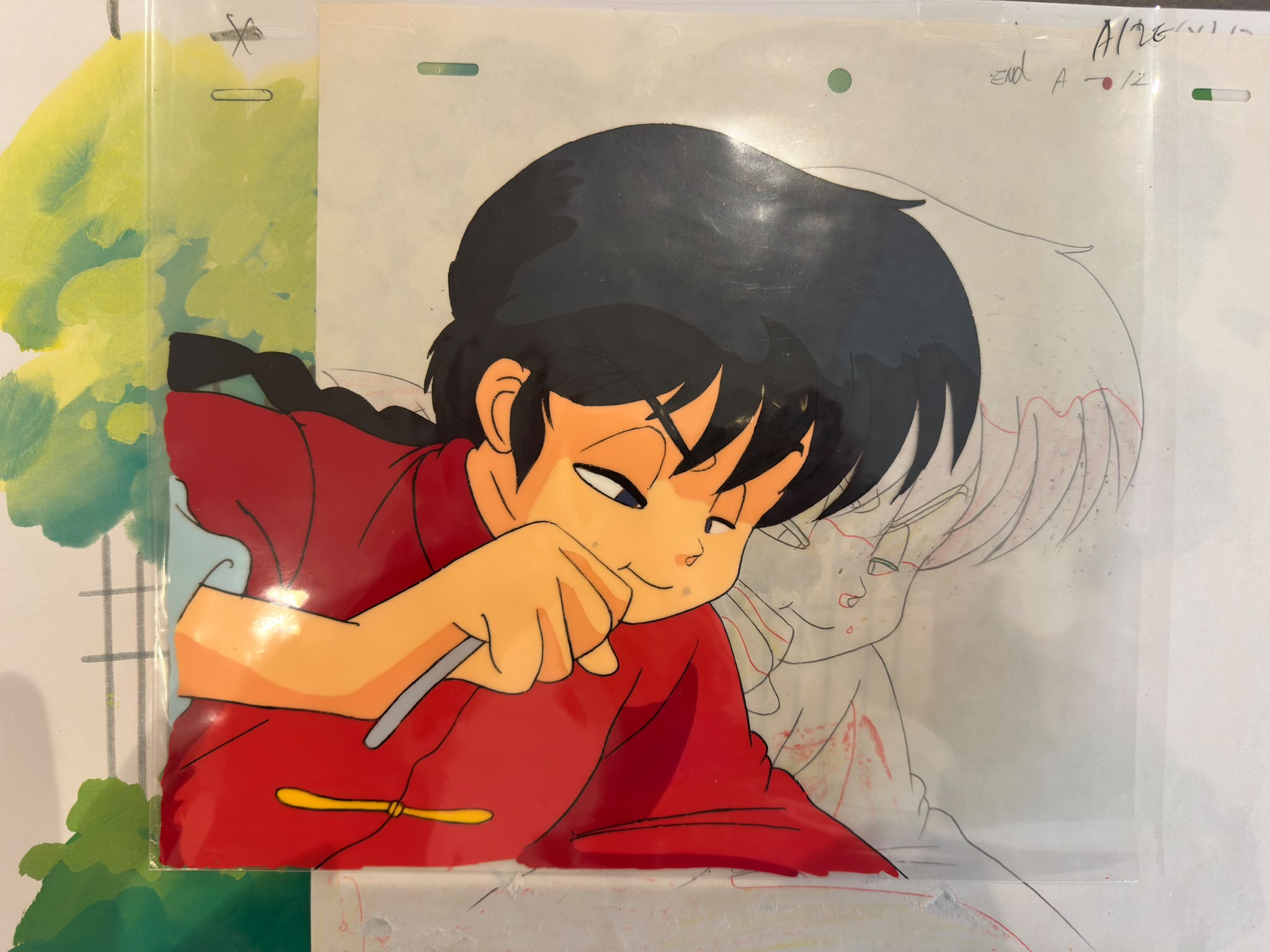 Ranma1/2 Original Drawing & Cel (Ranma Saotome)