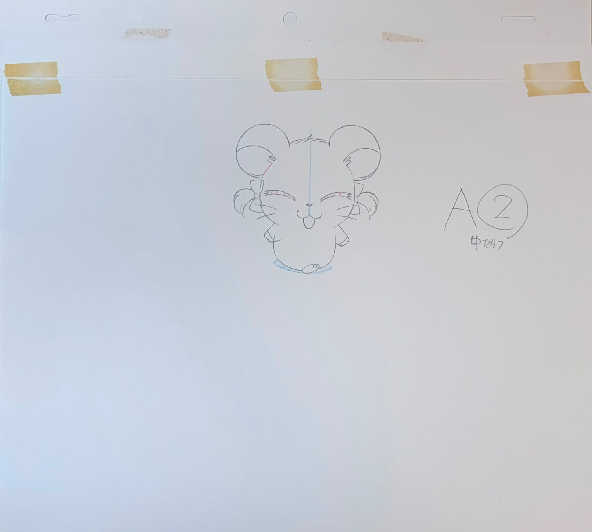 Hamtaro Original Sketch (Bijou) 3 page set