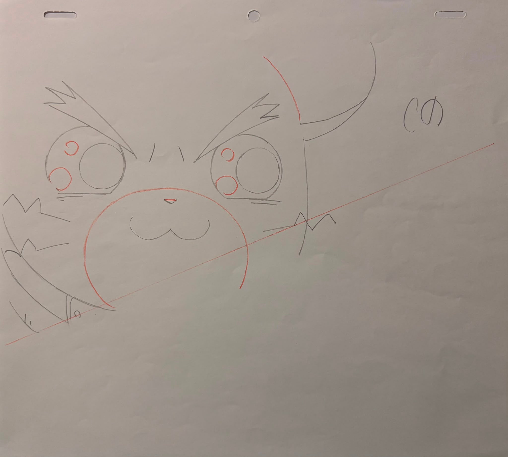 Hamtaro Original Sketch (Boss) 2 page set
