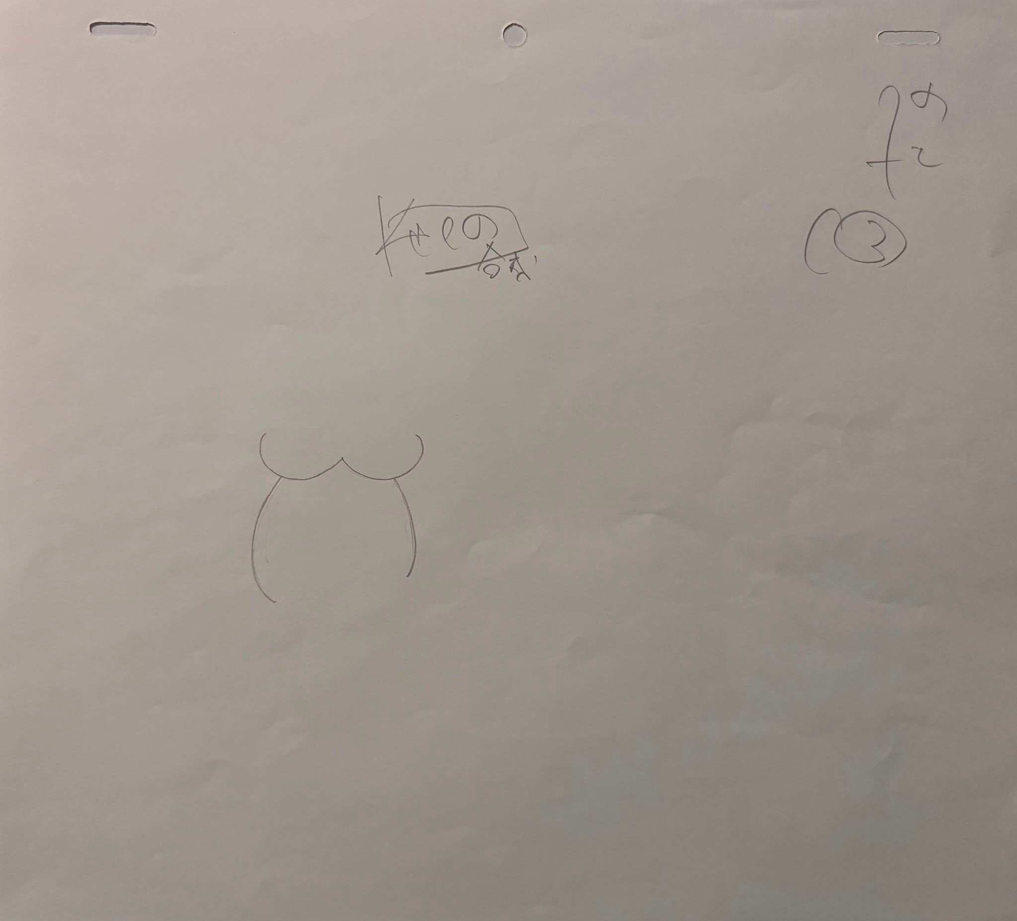 Hamtaro Original Sketch (Boss) 2 page set