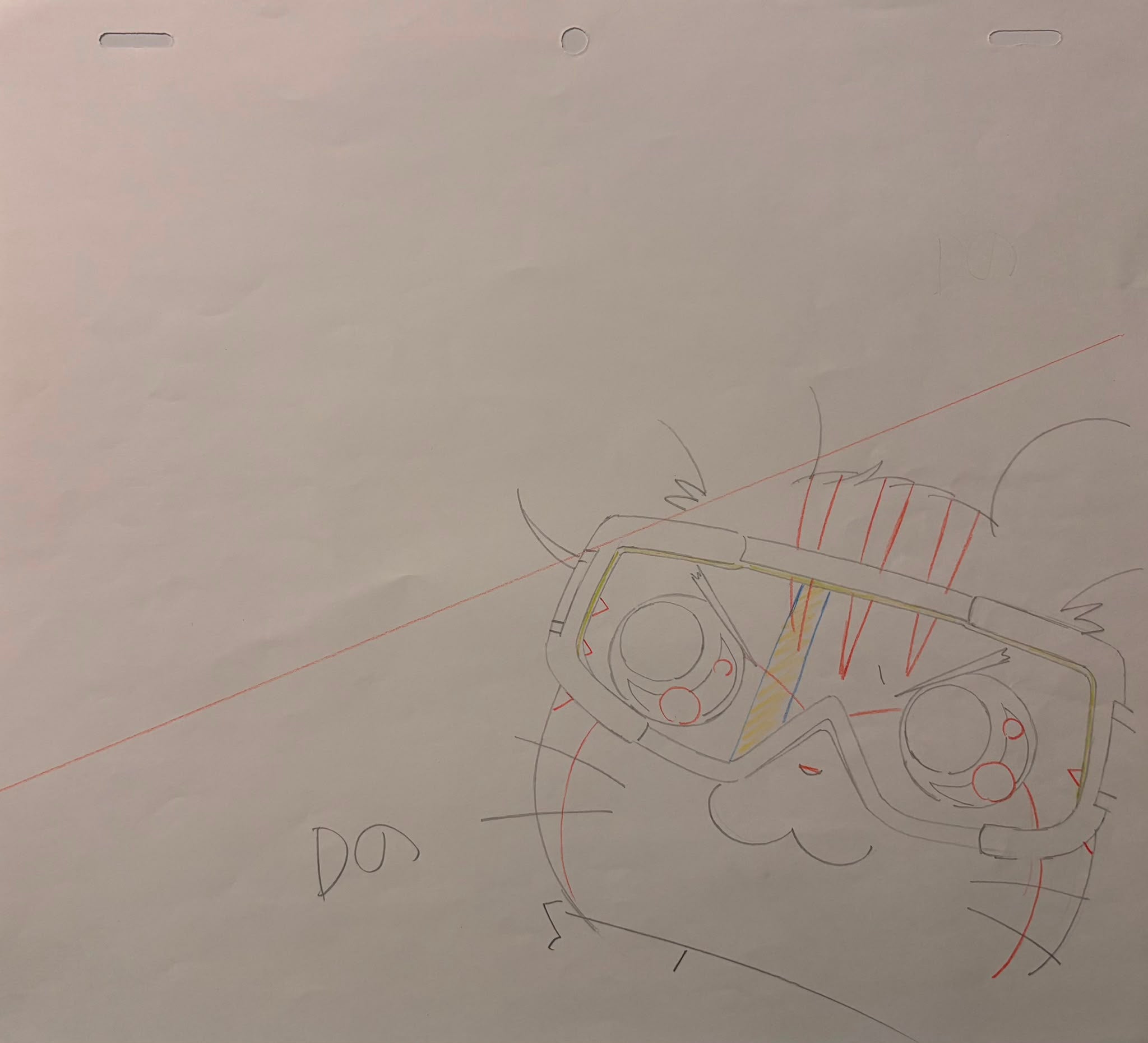Hamtaro Original Sketch (Stan) 2 page set