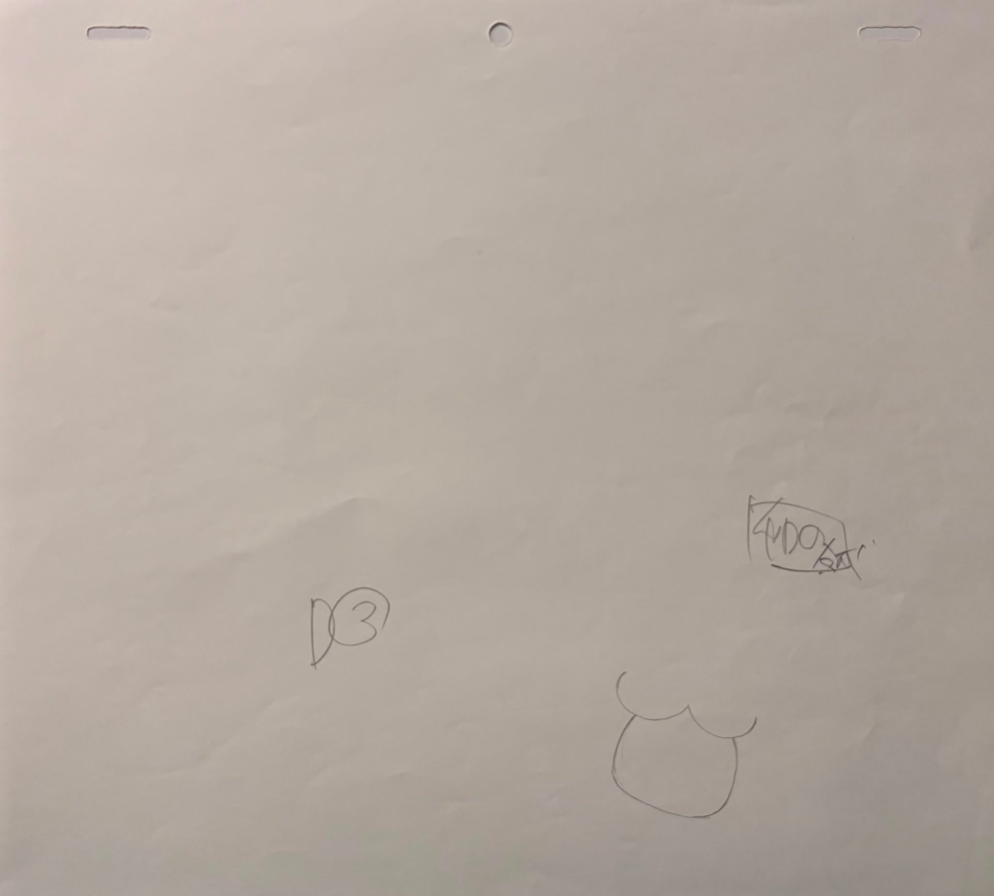 Hamtaro Original Sketch (Stan) 2 page set