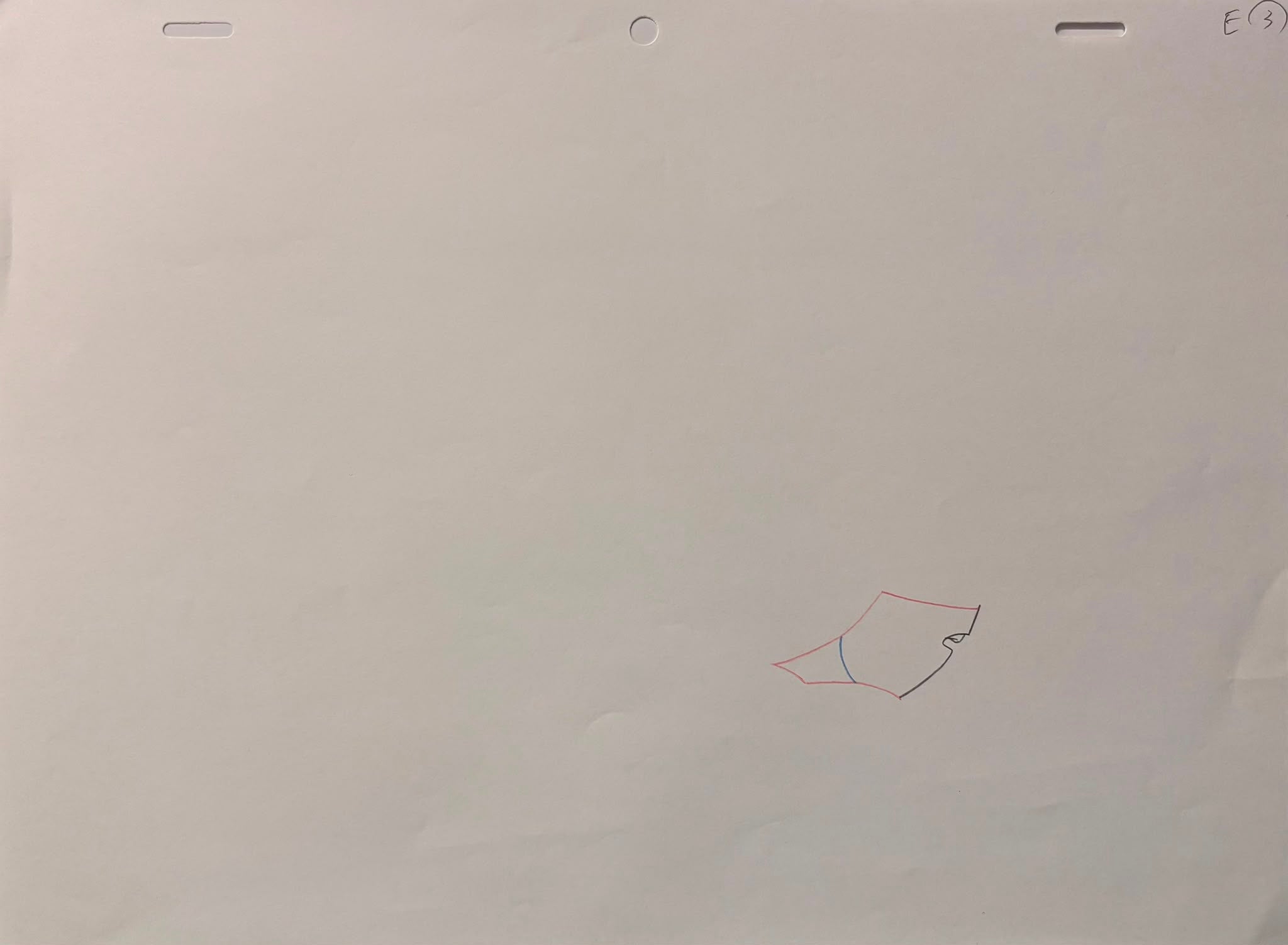 Naruto Original Sketch (Rock Lee) 3 page set
