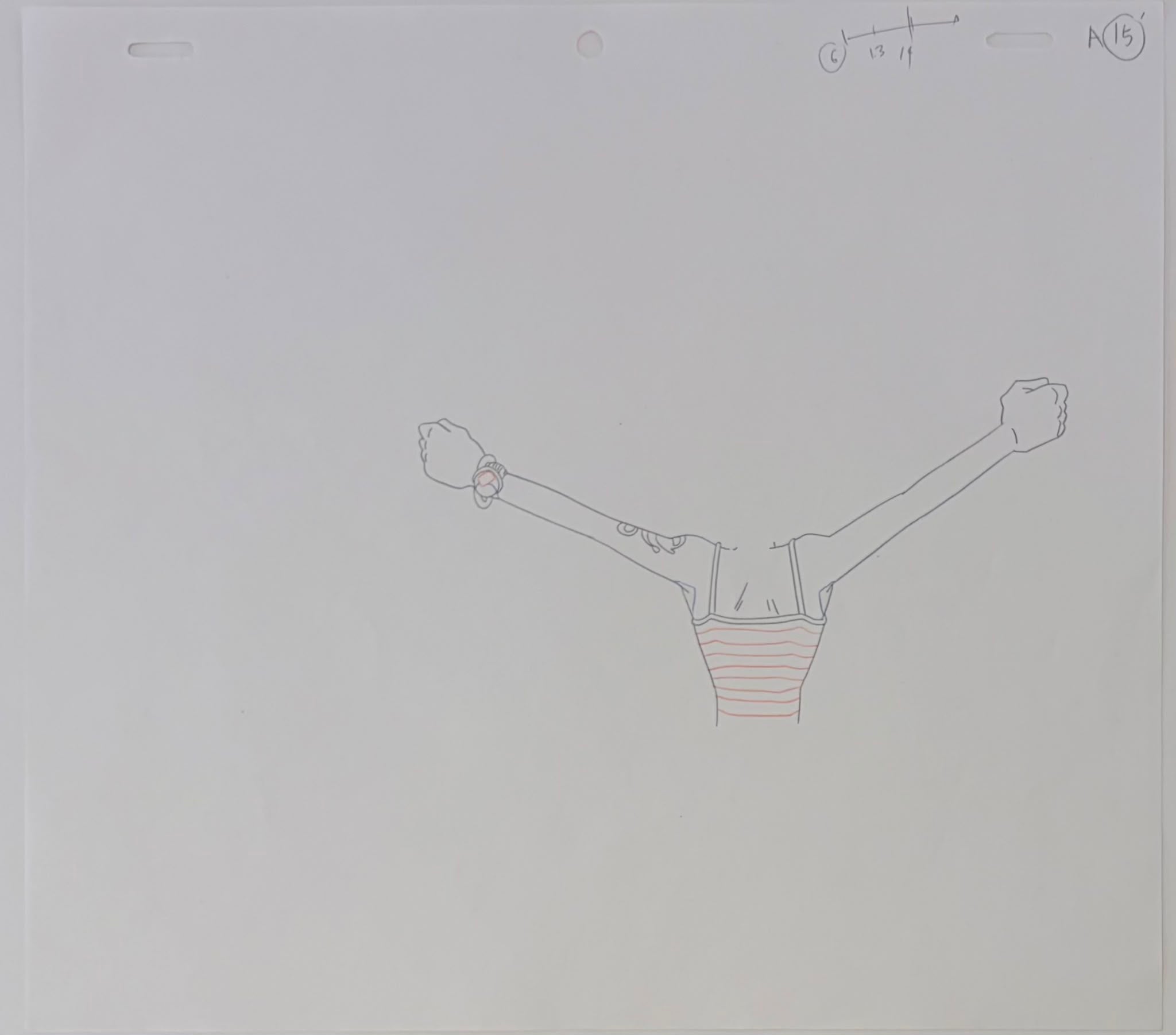 One Piece Original Sketch (Nami) 3 pages Set