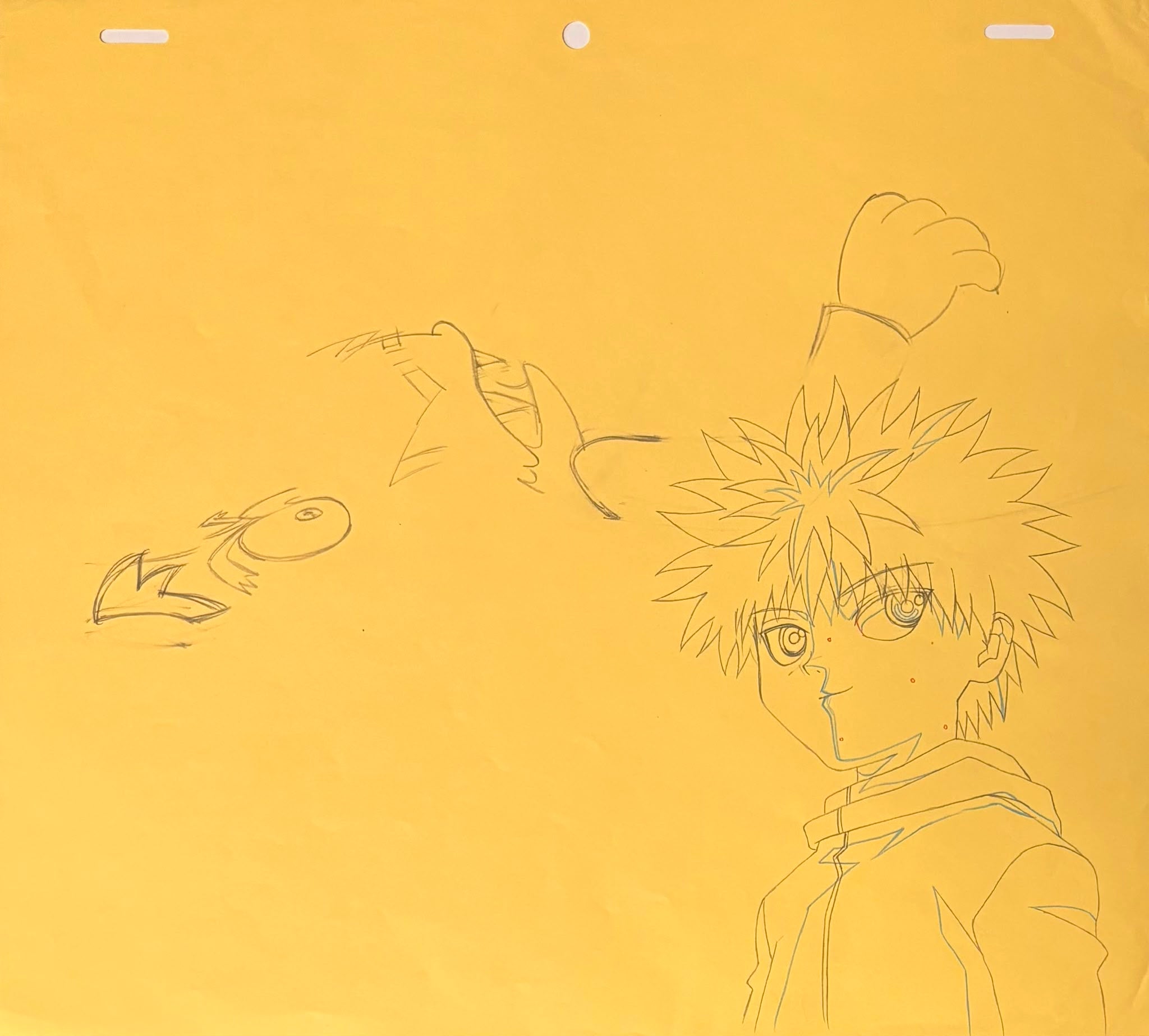 Hunter x Hunter (1999 Series) Original Genga (Killua Zoldyck) 2-Piece Set