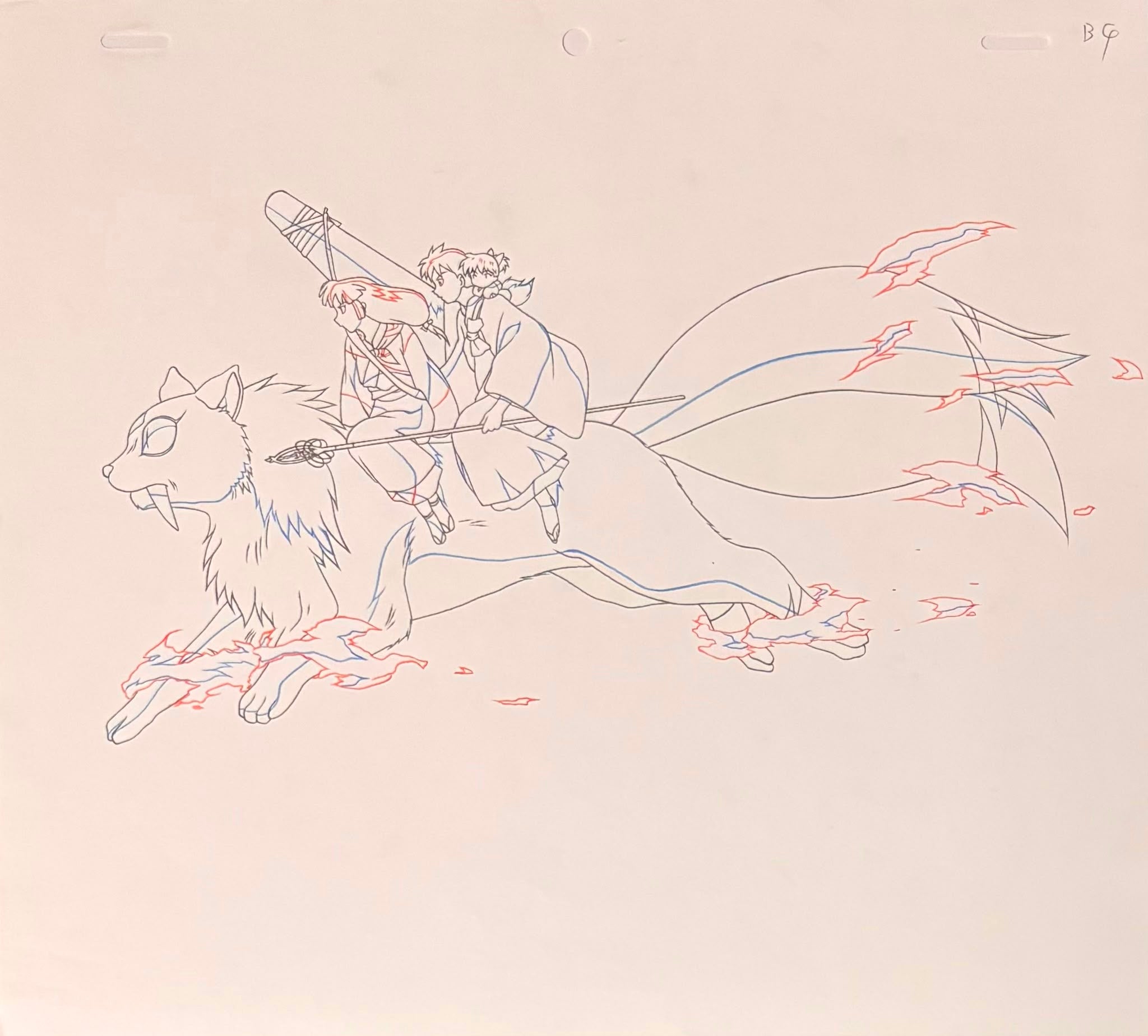 Inuyasha Original Douga (Miroku, Sango, Shippo, Kirara)