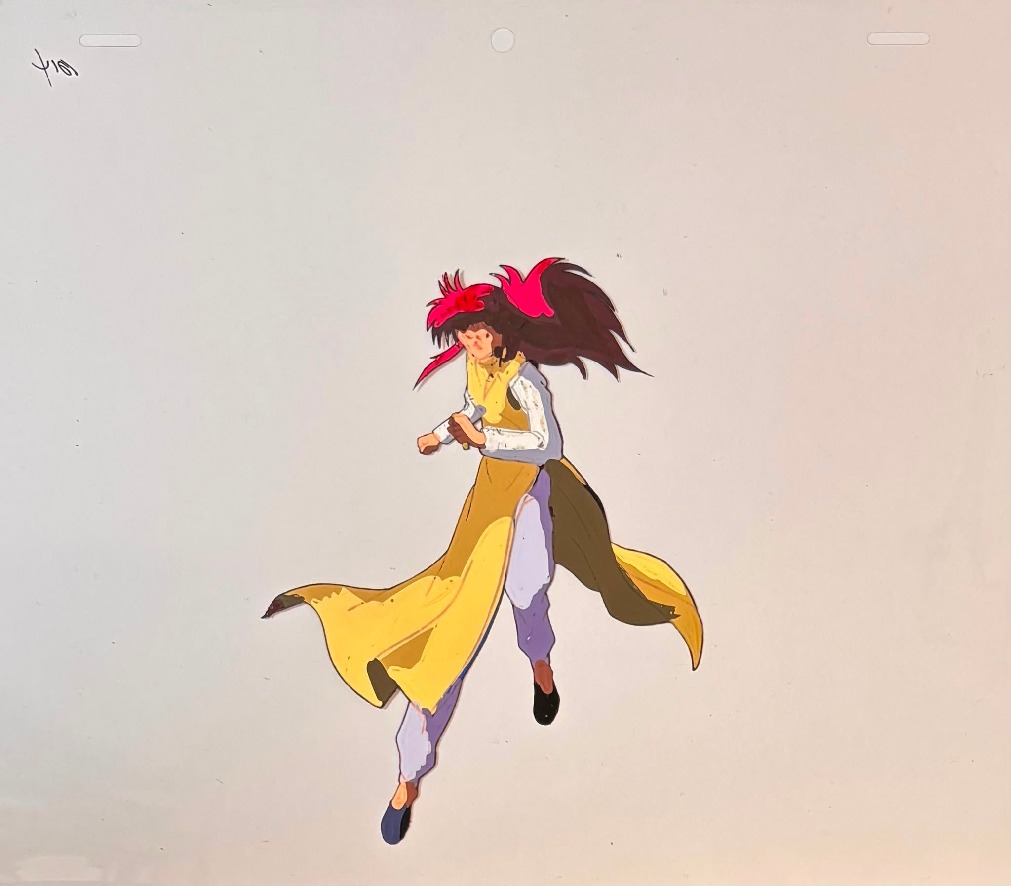 YuYu Hakusho Original Cel, Genga & Background Copy (Kurama) 3-Piece Set
