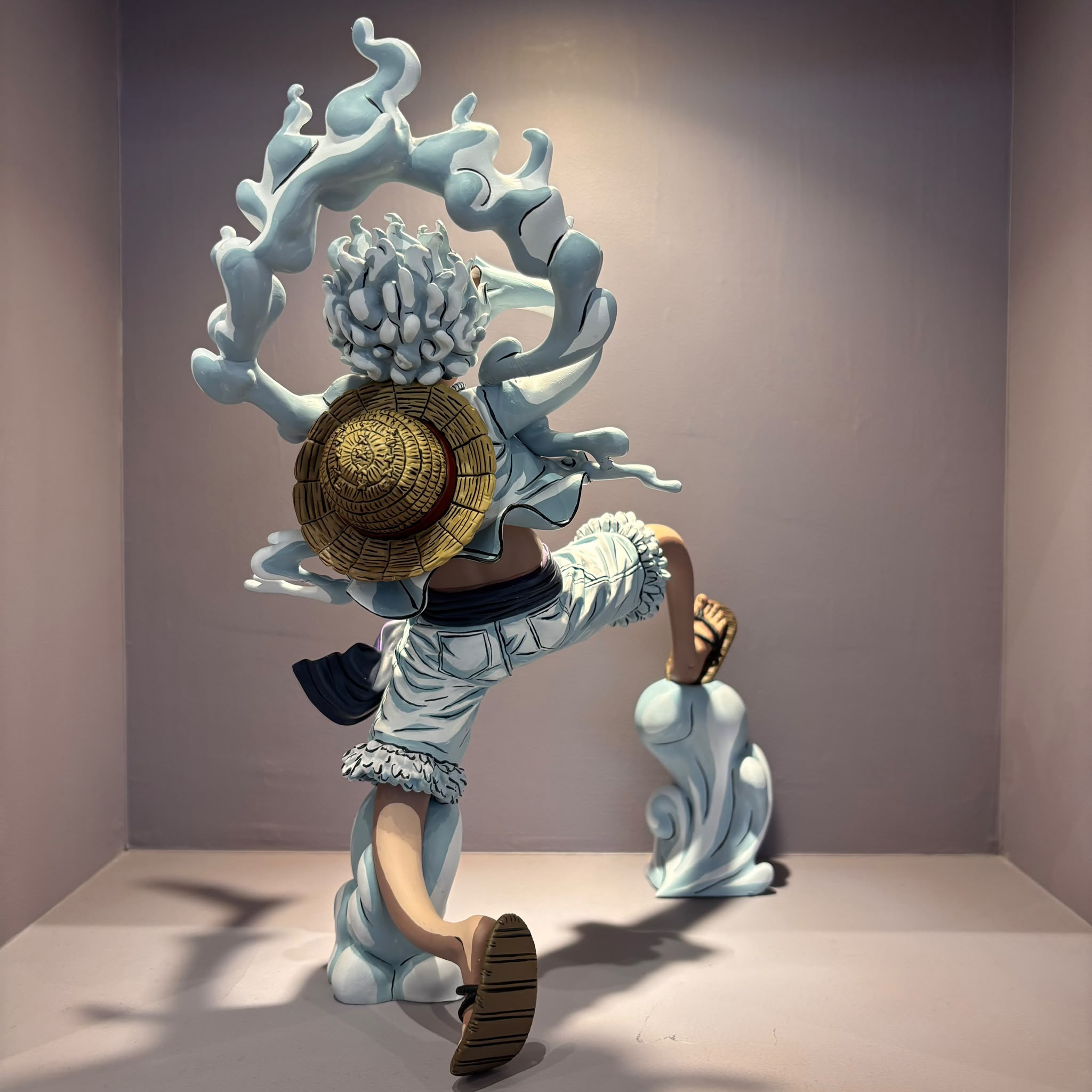One Piece Luffy Gear 5 Repainted Figure