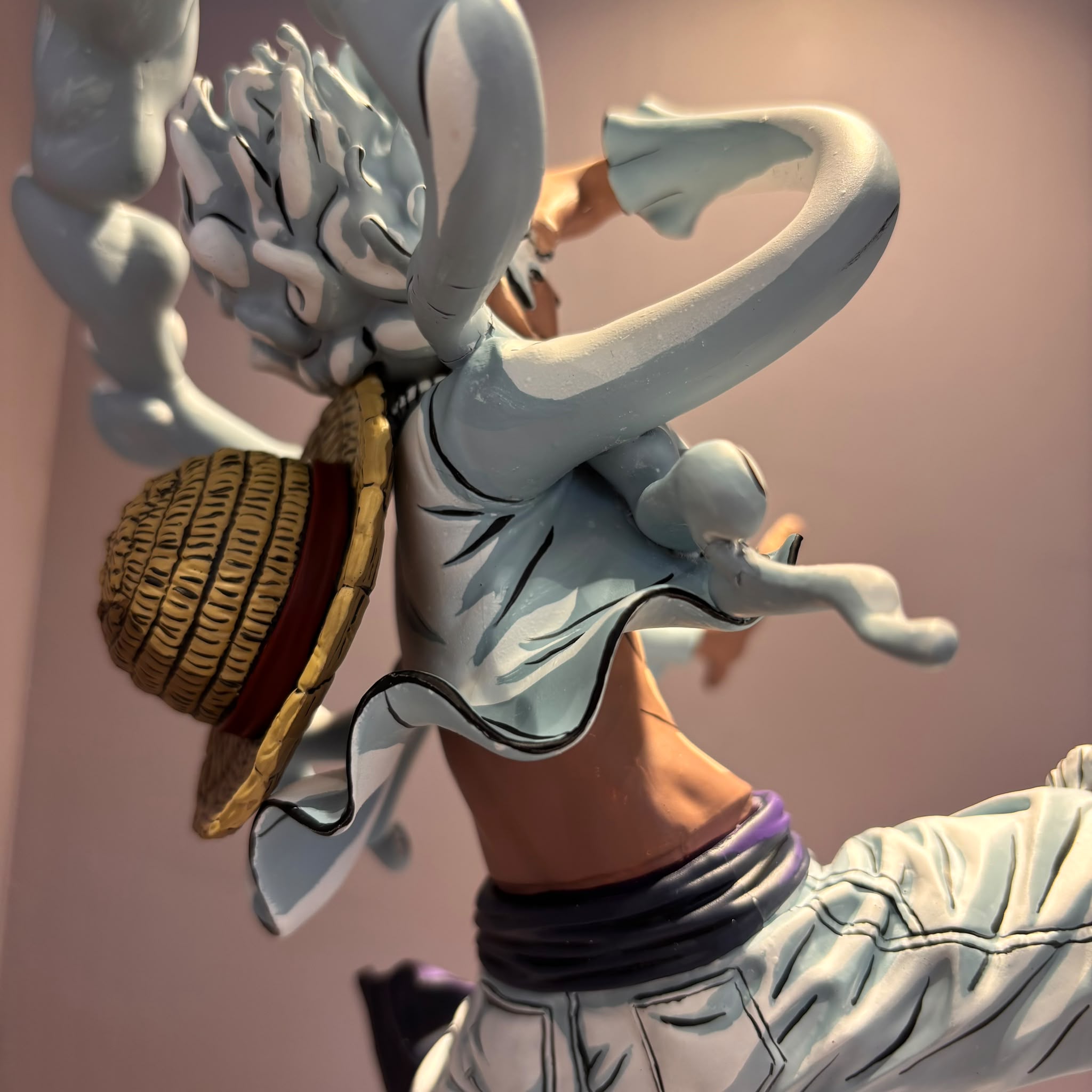 One Piece Luffy Gear 5 Repainted Figure