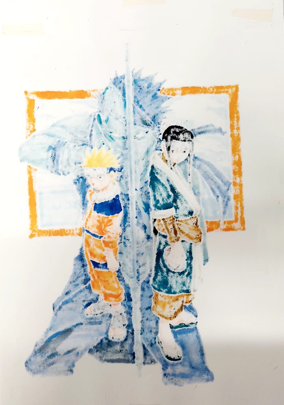 Naruto Limited Reproduction  (Naruto, Haku, Zabuza)