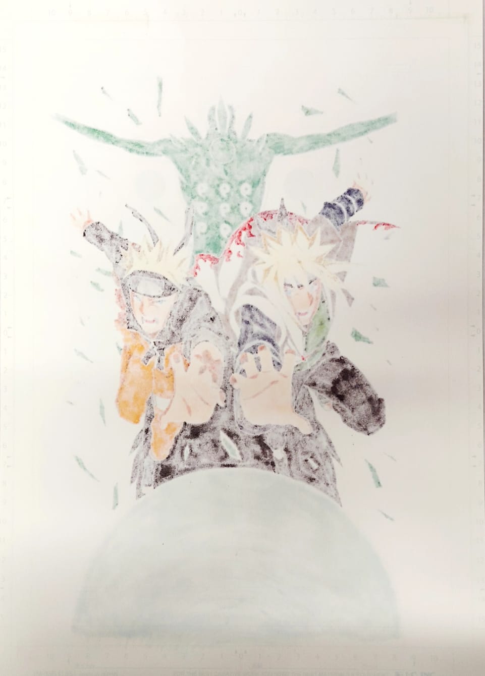 Naruto Limited Reproduction  (Naruto & Minato)