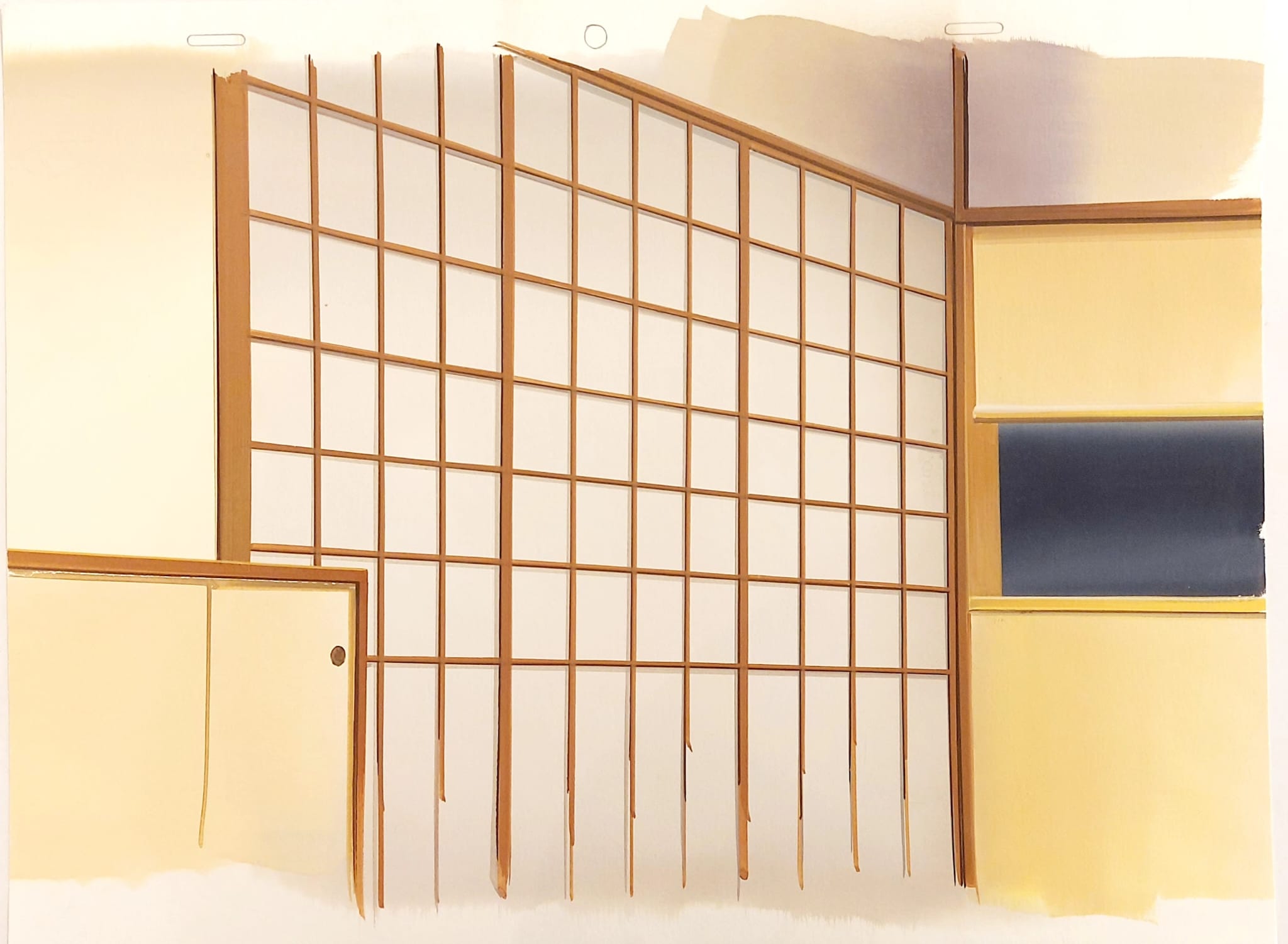 Detective Conan Original Cel and Background (Edogawa Conan)