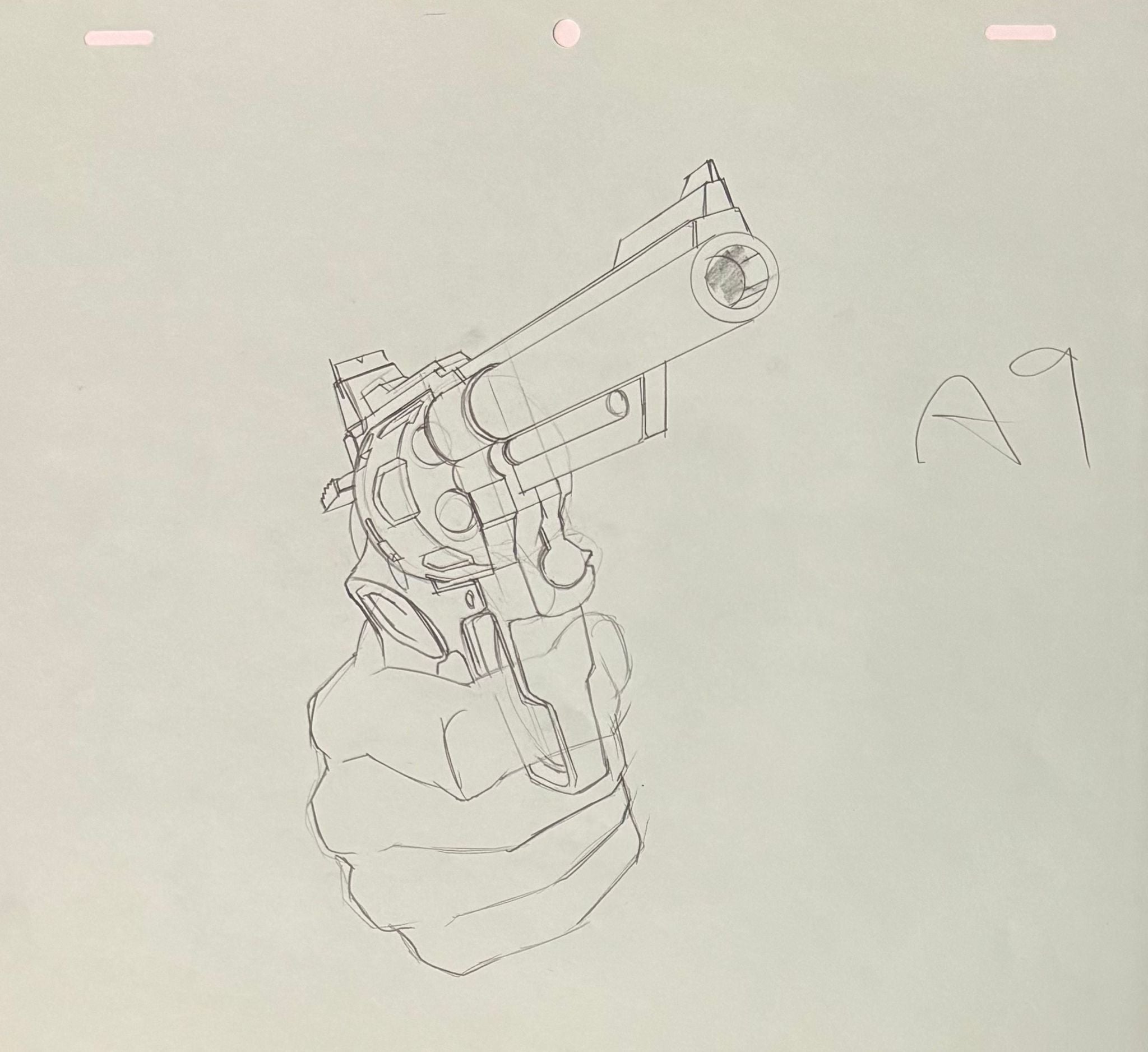 Lupin III Original Sketch (Daisuke Jigen)