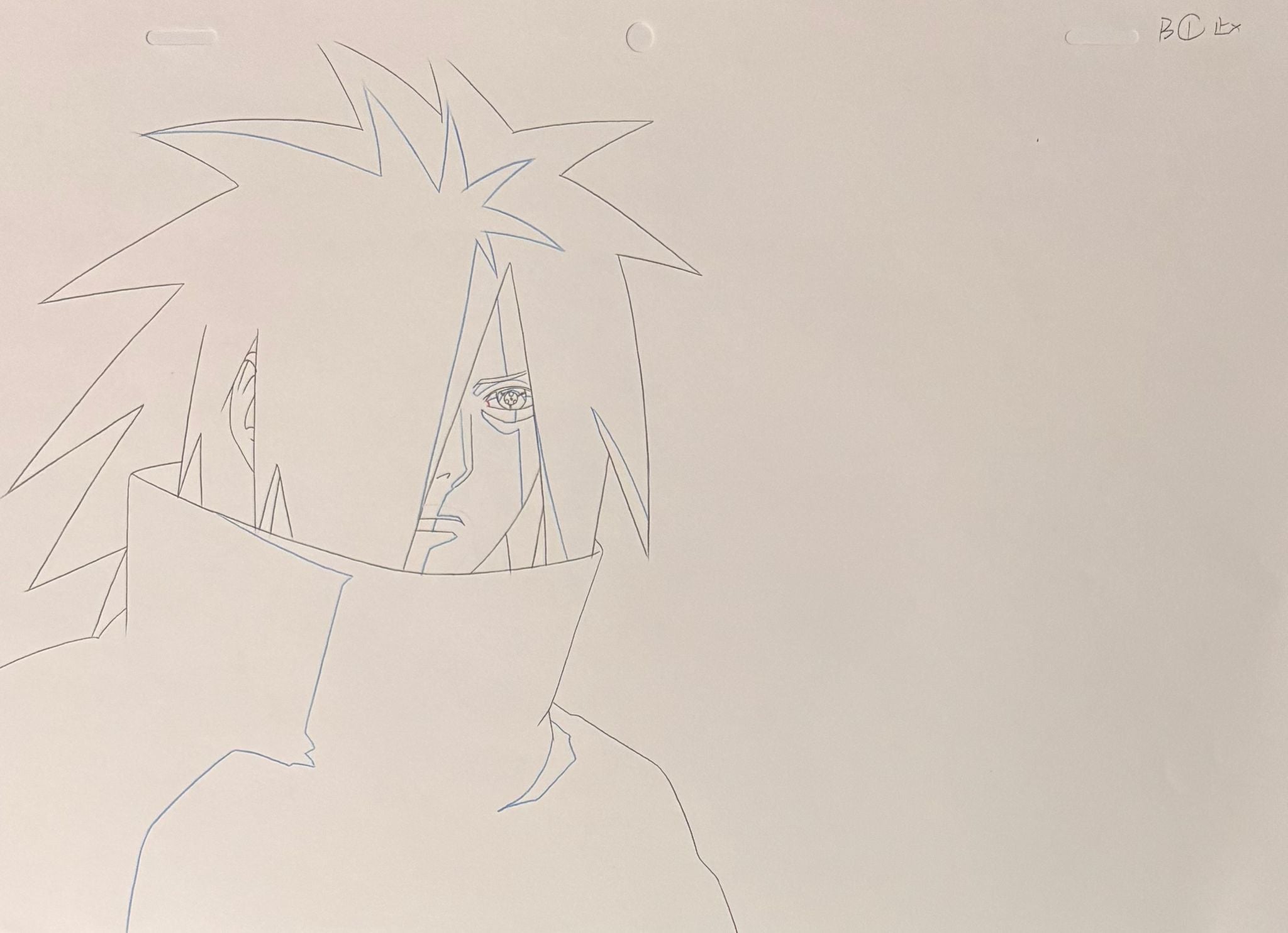 Boceto original de Naruto (Madara Uchiha)