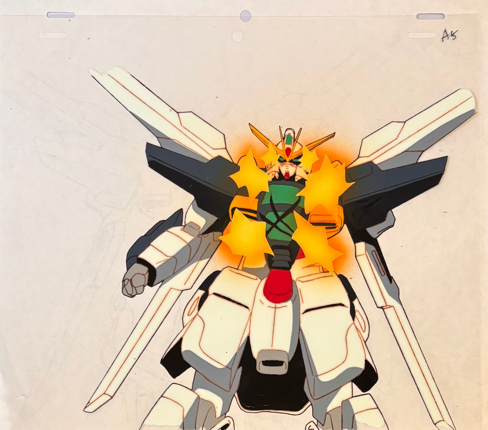 After War Gundam X Original Cel & Drawing (Gundam Double X)