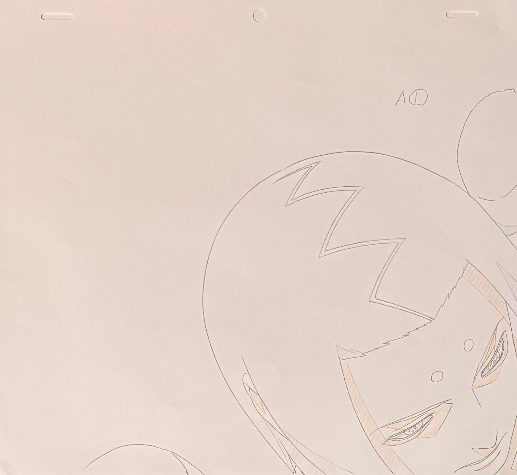 Naruto Original Drawing (Kimimaro) 3-page set