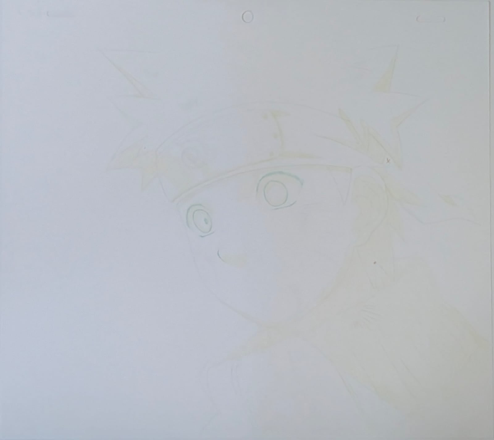 Naruto Original Drawing (Naruto Uzumaki) 3-page set