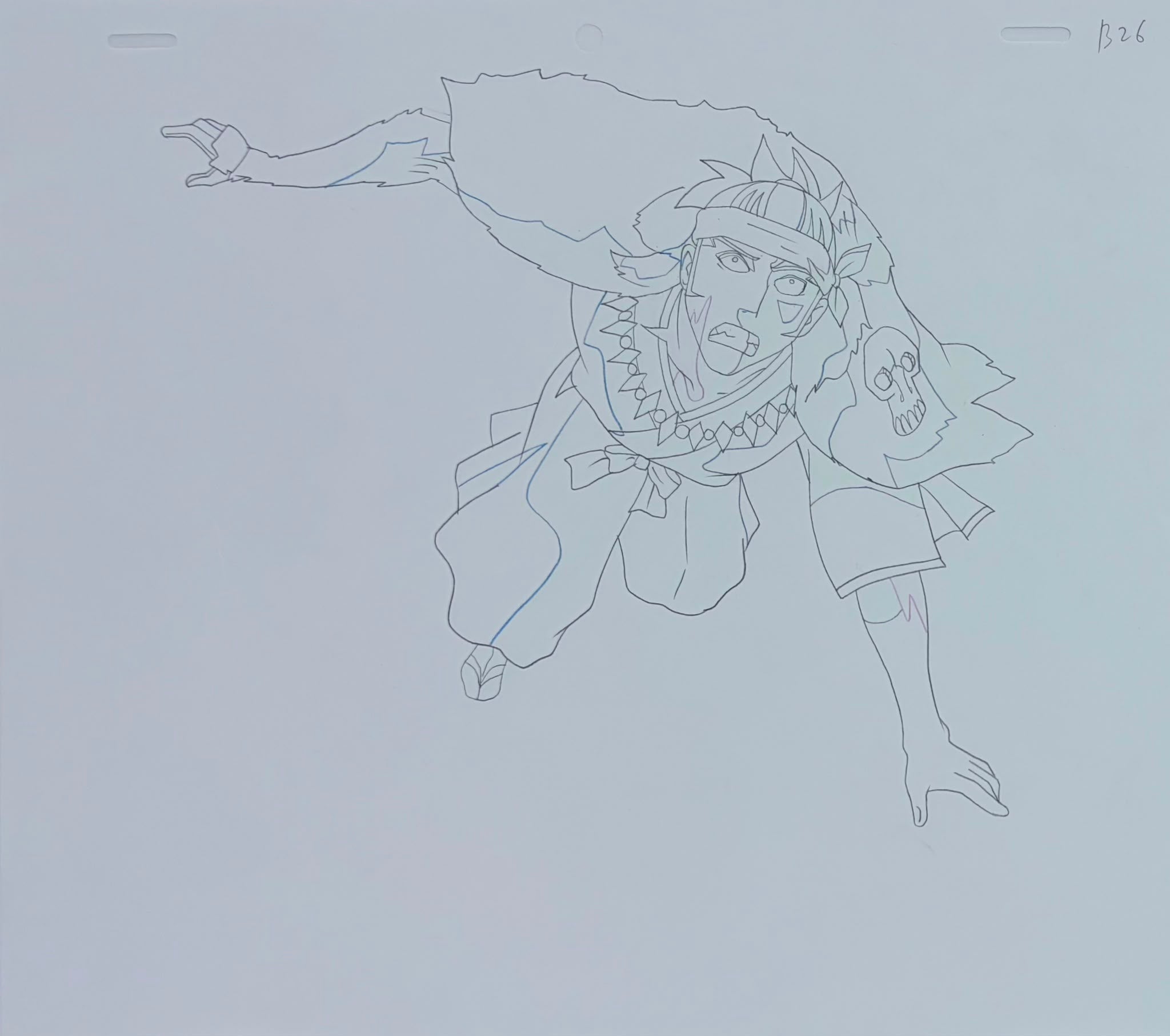 Dibujo original de Bleach (Renji Abarai)