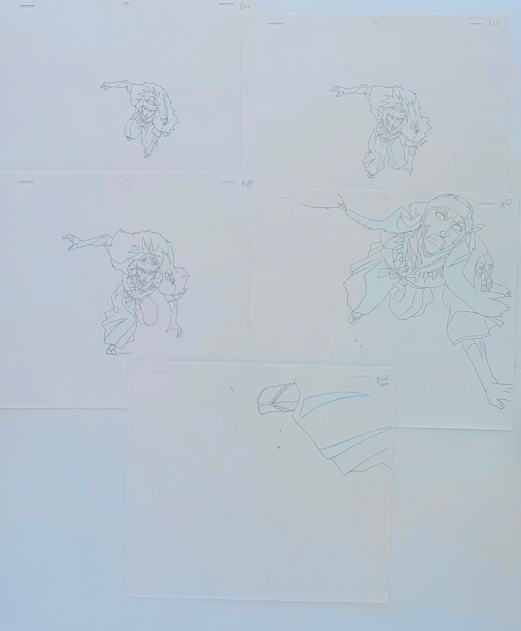 Dibujo original de Bleach (Renji Abarai)