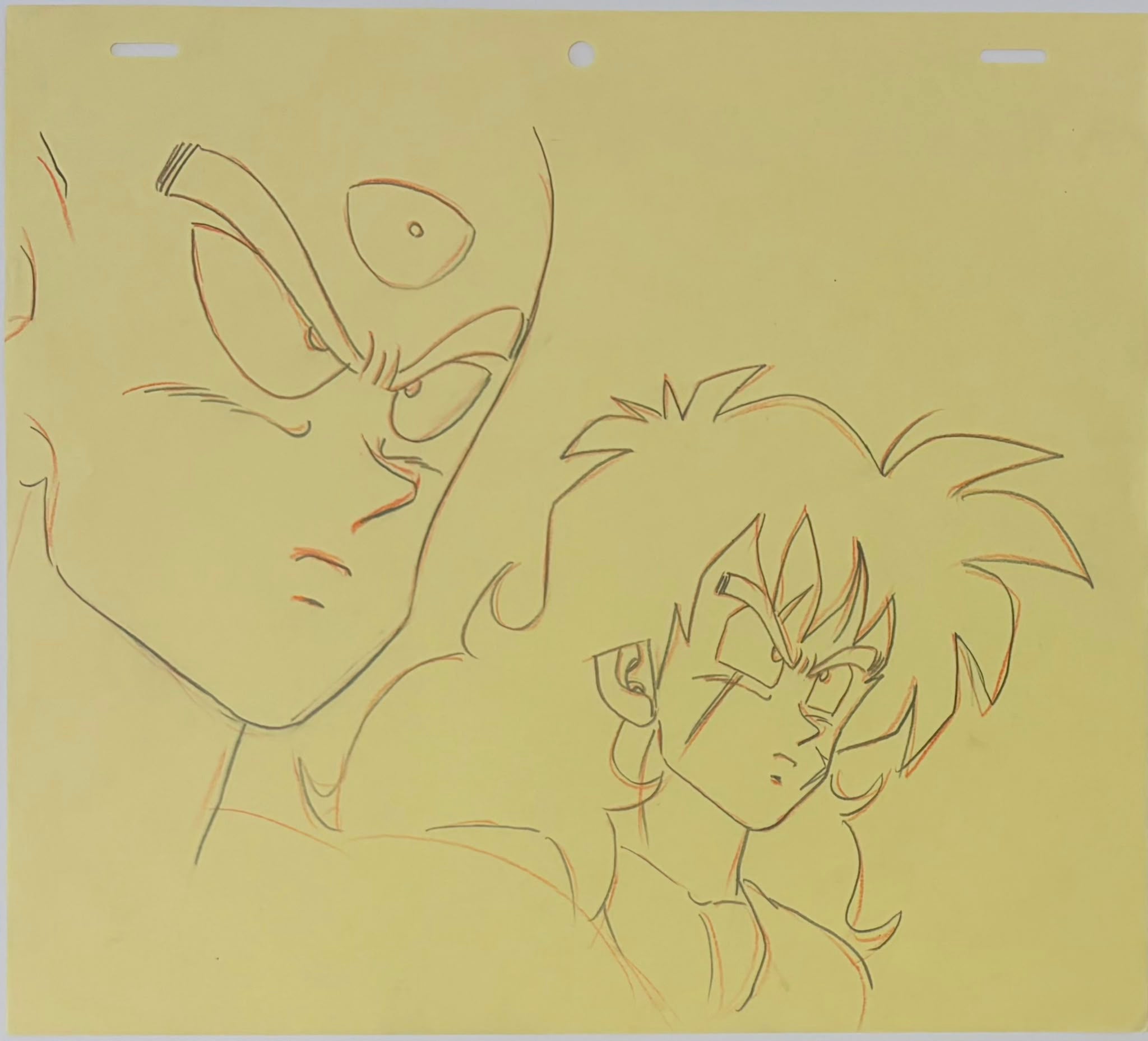 Dragon Ball Z Original Sketch (Tien and Yamcha) 2 Piece Set