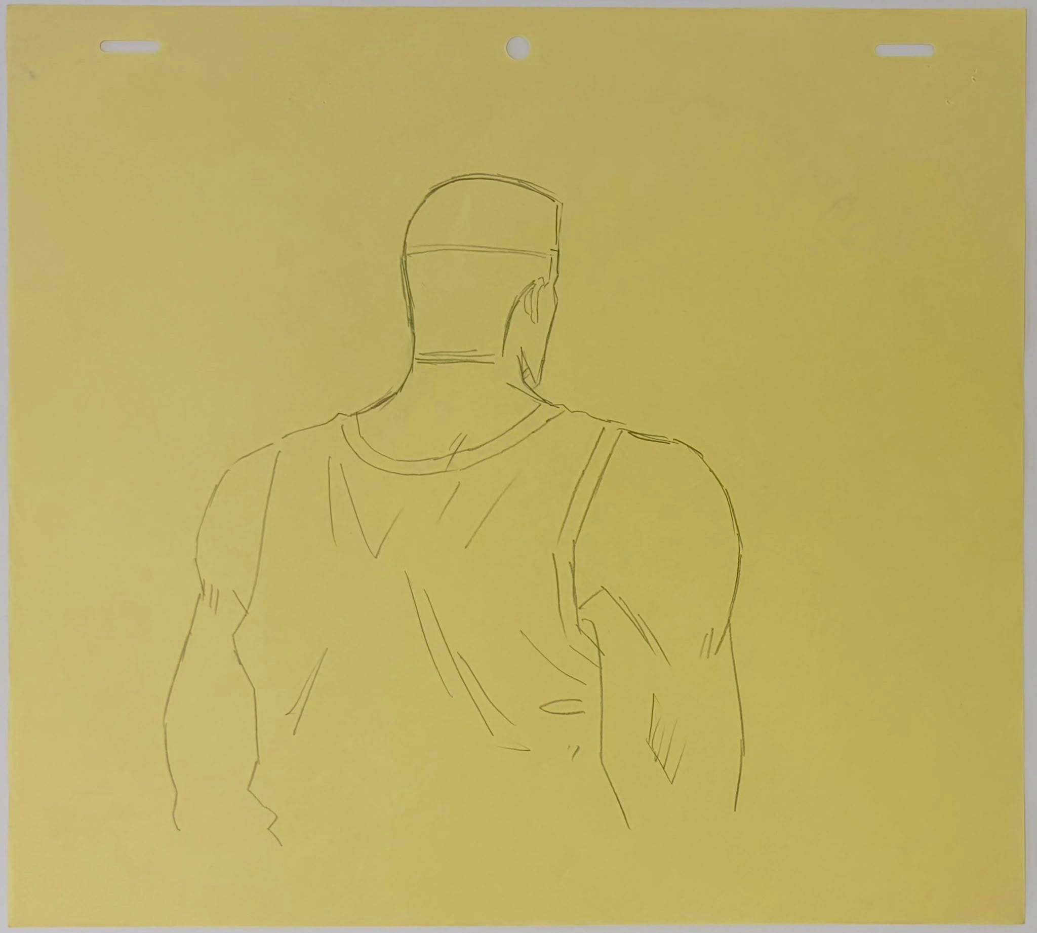 Boceto original de Slam Dunk (Sakuragi Hanamichi)