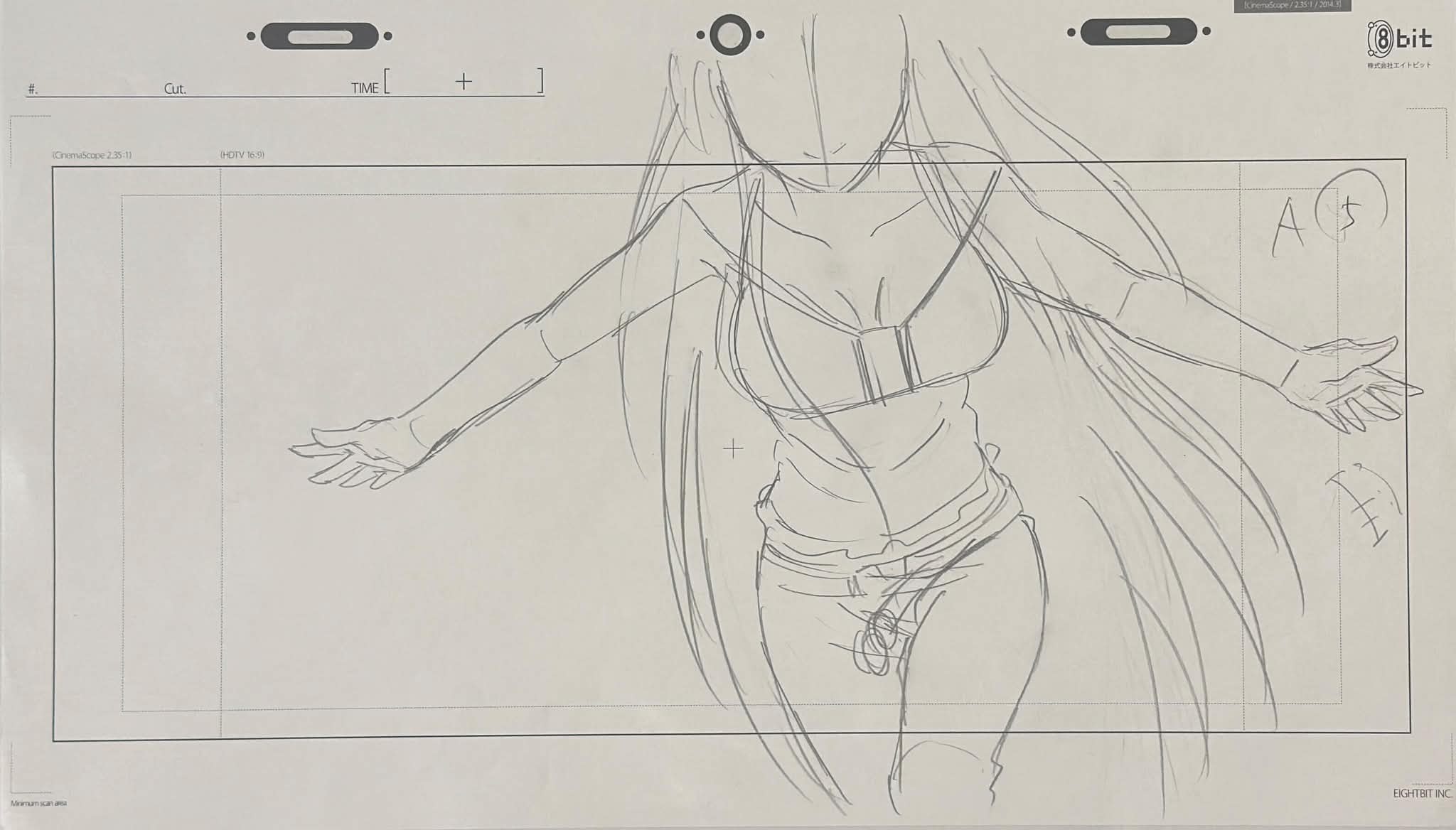 The Fruit of Grisaia Original Drawing (Amane Suou, Yuuji Kazami) 6-page Set