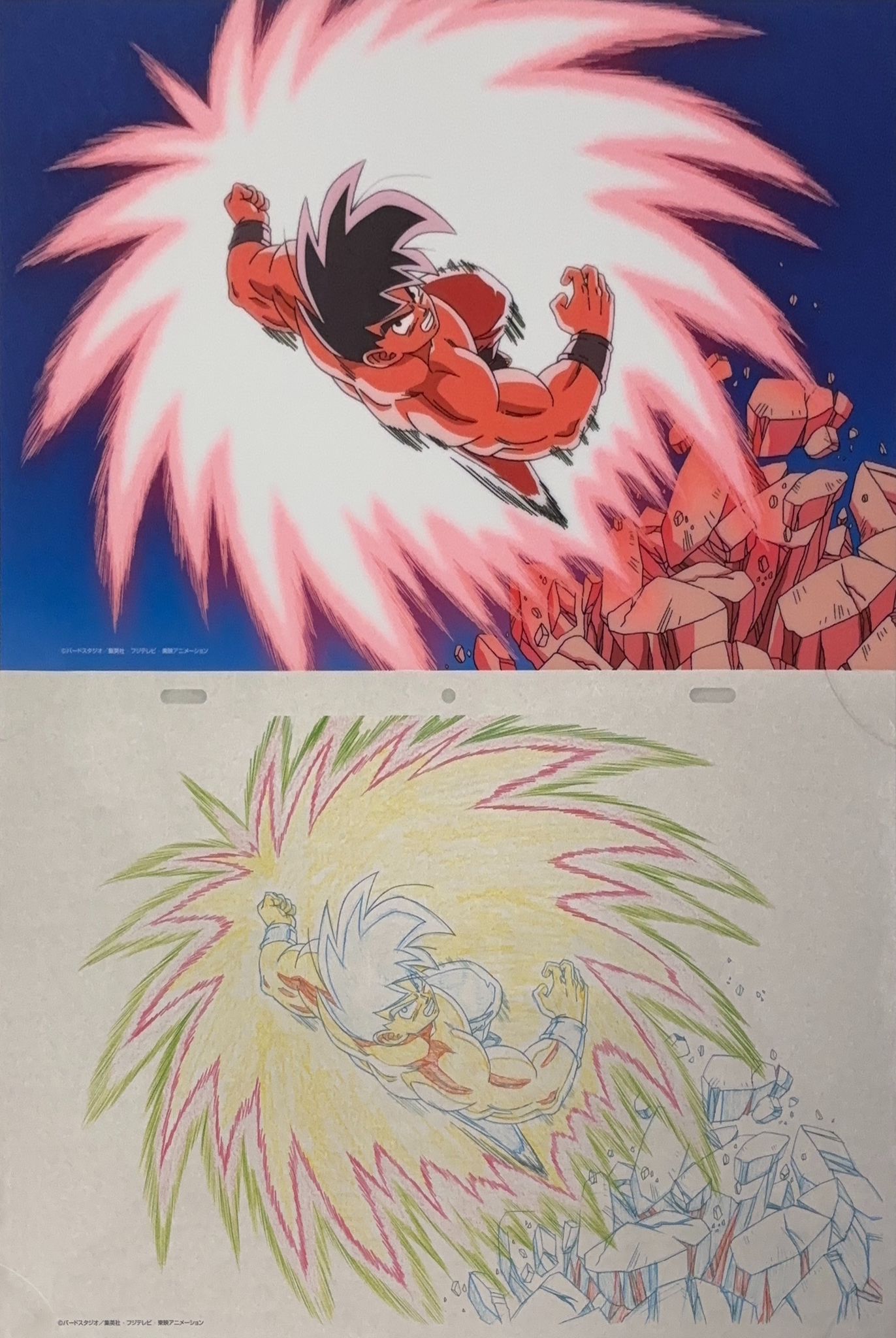 Dragon Ball Limited Reproduction (Son Goku) 2-page set