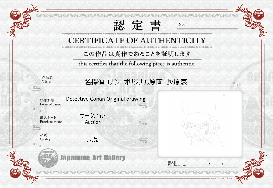 Detective Conan Original Sketch (Haibara Ai)