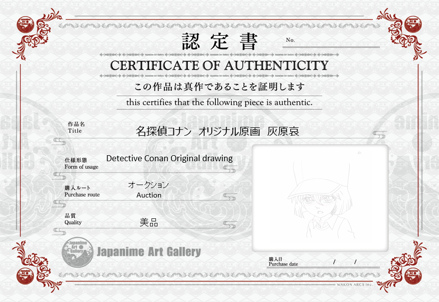 Detective Conan Original Sketch (Haibara Ai)