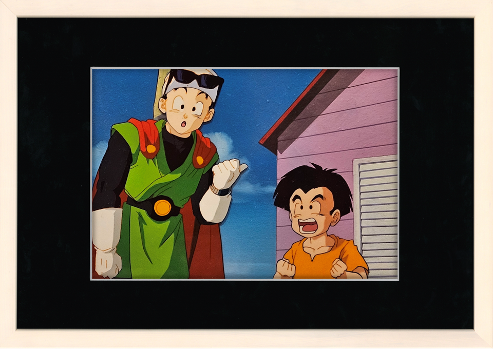 Dragonball Z Celta y Boceto Original (Gohan y el Gran Saiyaman)