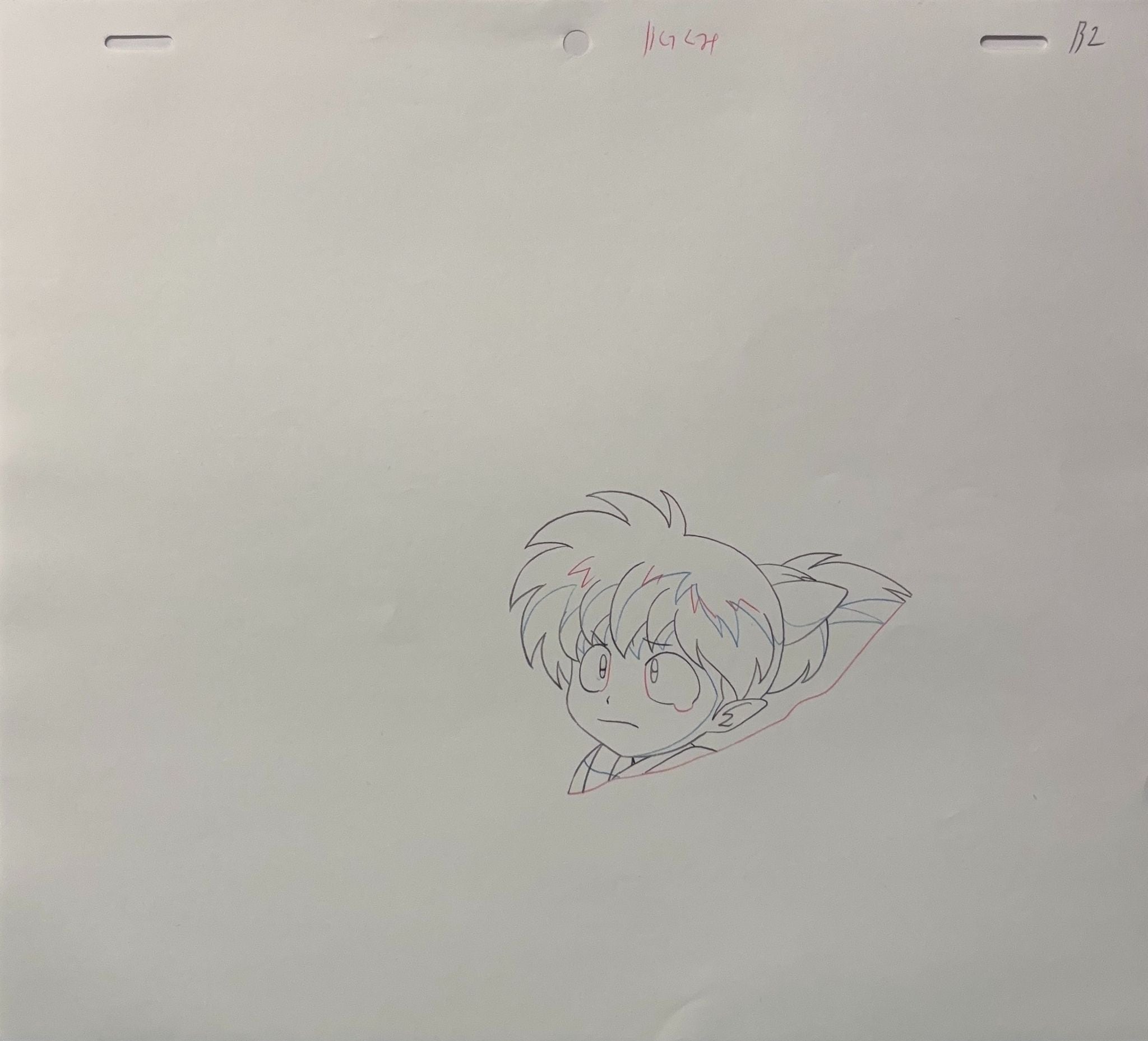 Inuyasha Original Drawing (Shippo) 2-page Set