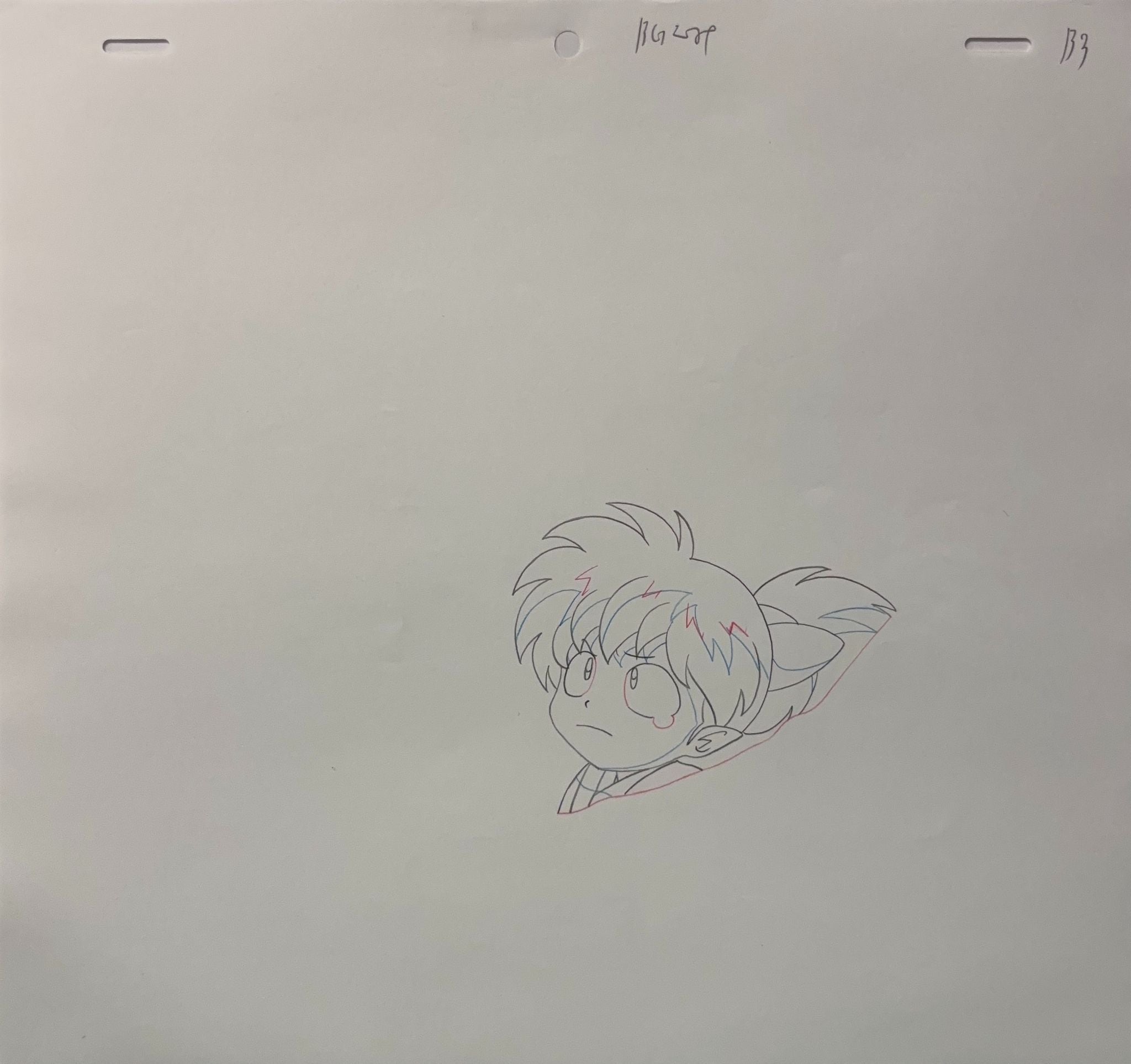 Inuyasha Original Drawing (Shippo) 2-page Set