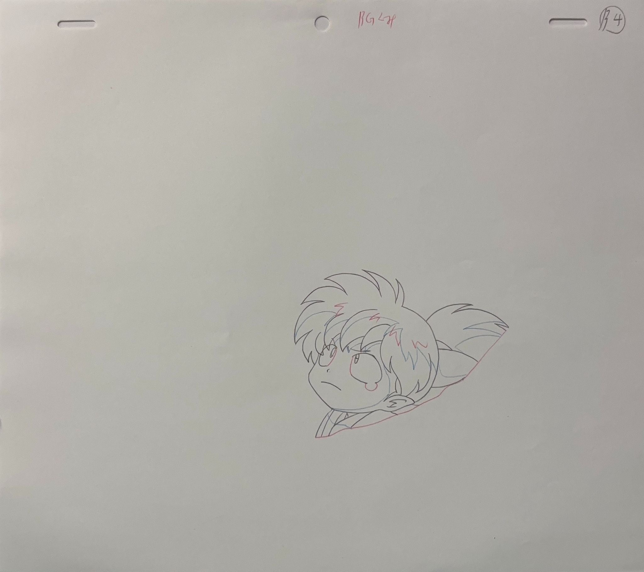 Inuyasha Original Drawing (Shippo) 2-page Set