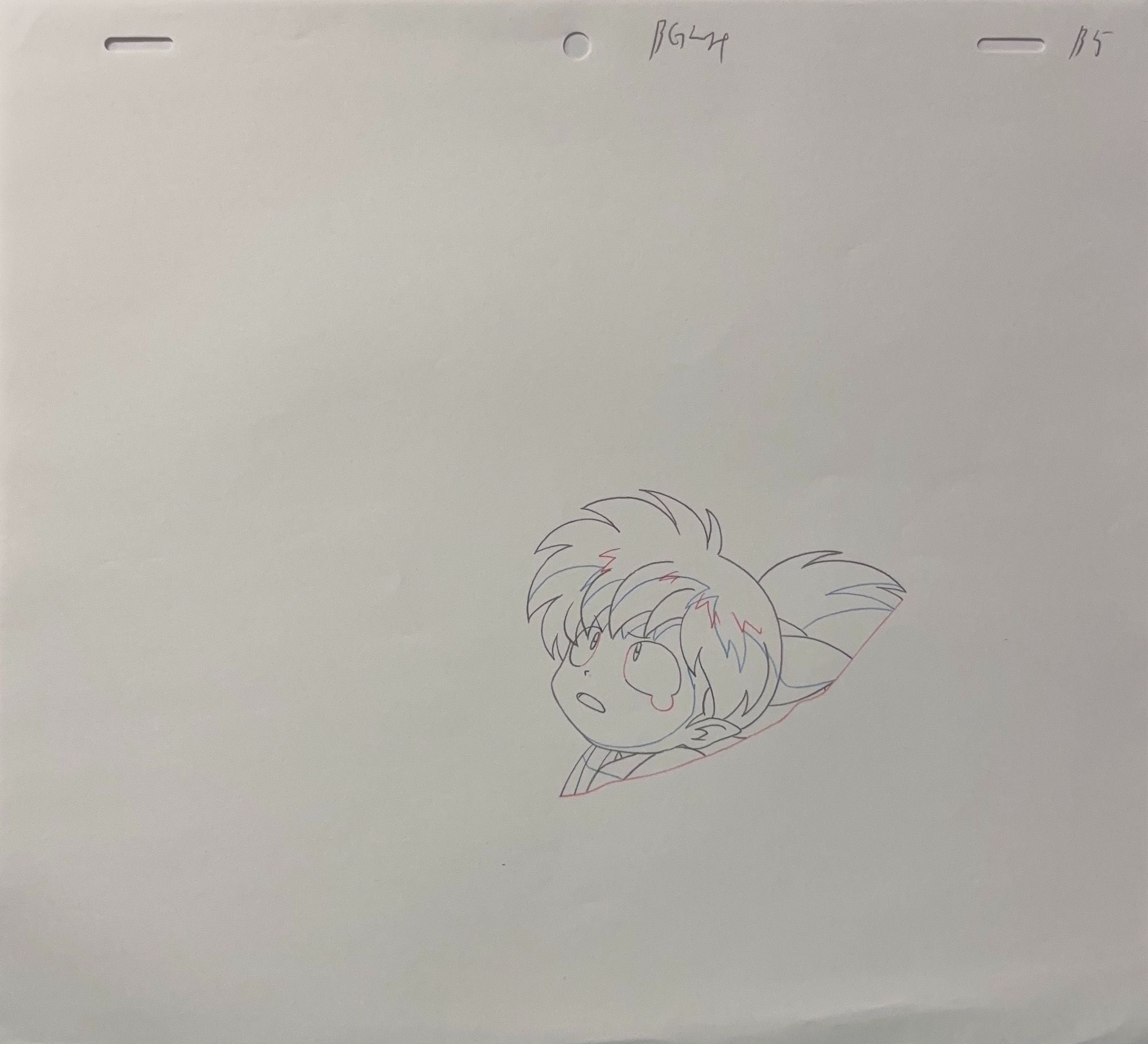 Inuyasha Original Drawing (Shippo) 2-page Set