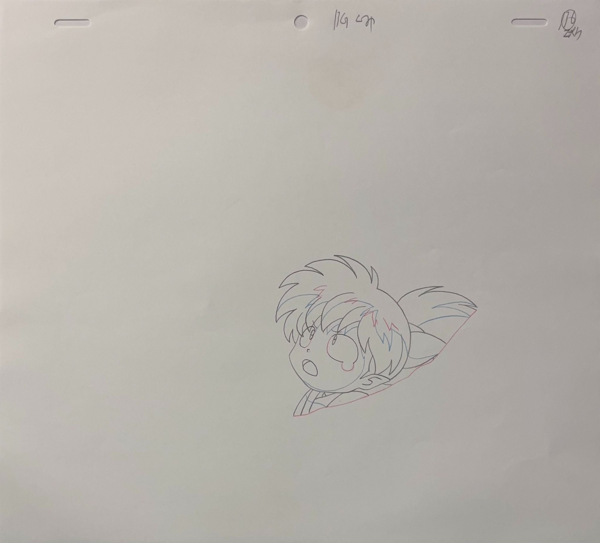 Inuyasha Original Drawing (Shippo) 2-page Set