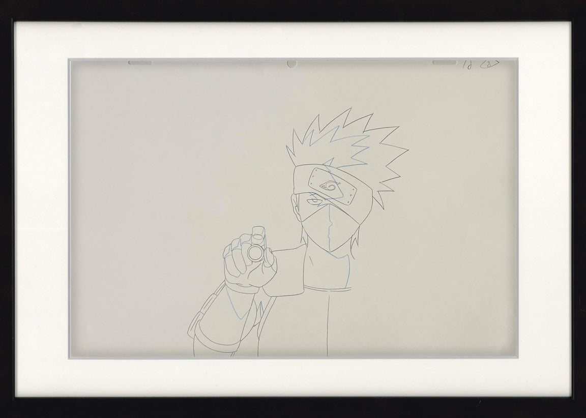 Naruto Shippuden Original Drawing (Kakashi Hatake) 4 page Set