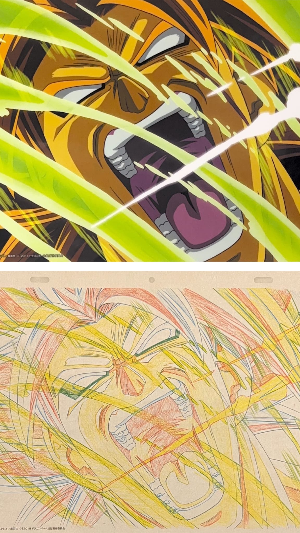 Dragon Ball Limited Reproduction (Broly) 2-page set