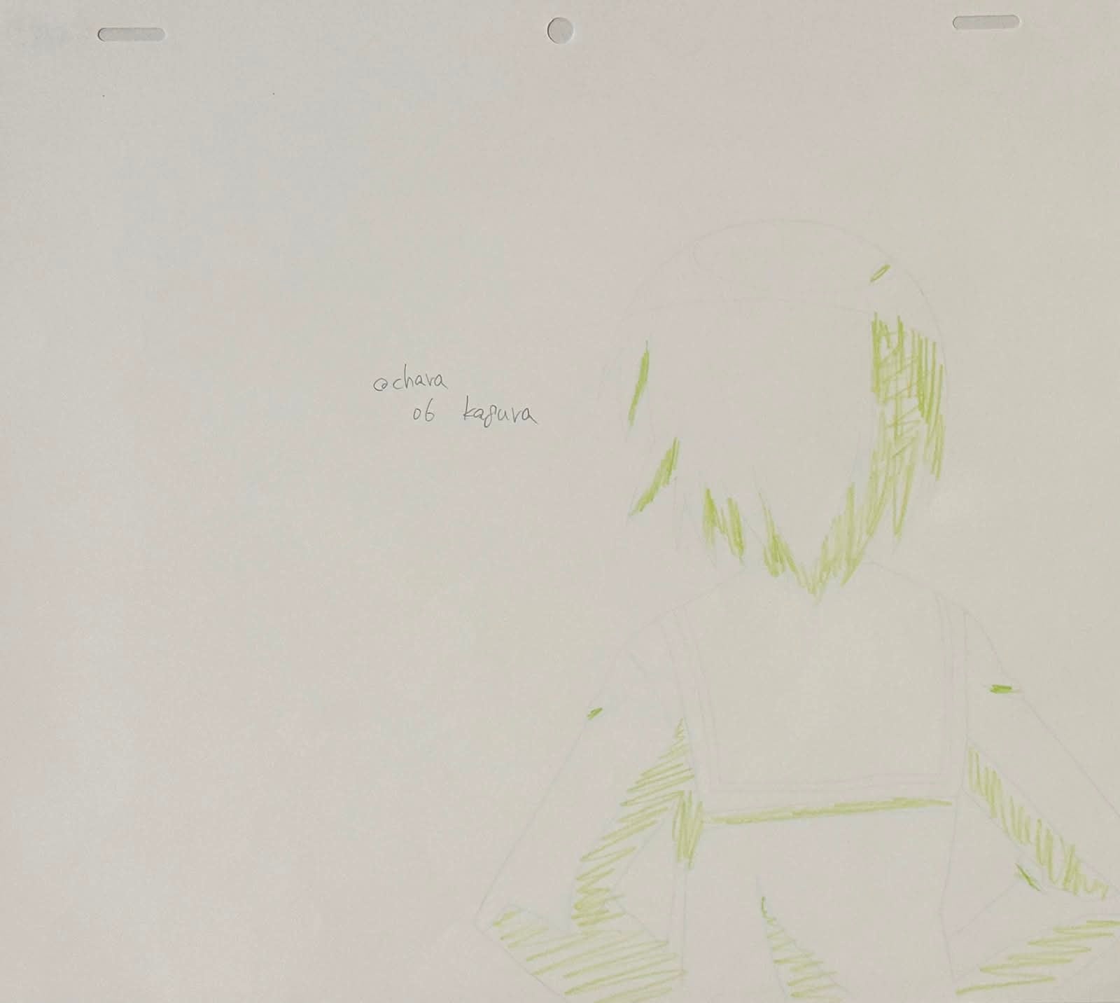 Azumanga Daioh Original Drawing 3 Page set (Kasuga Ayumu, Kagura)