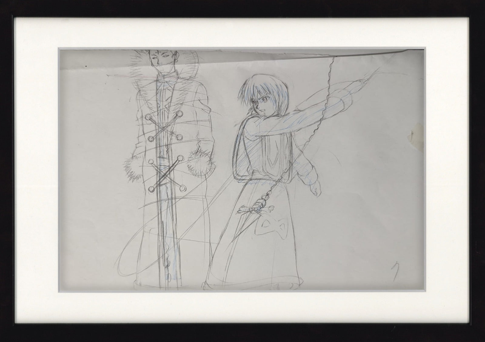 Hunter x Hunter Original Sketch (Kurapika VS Chrollo Lucifer)