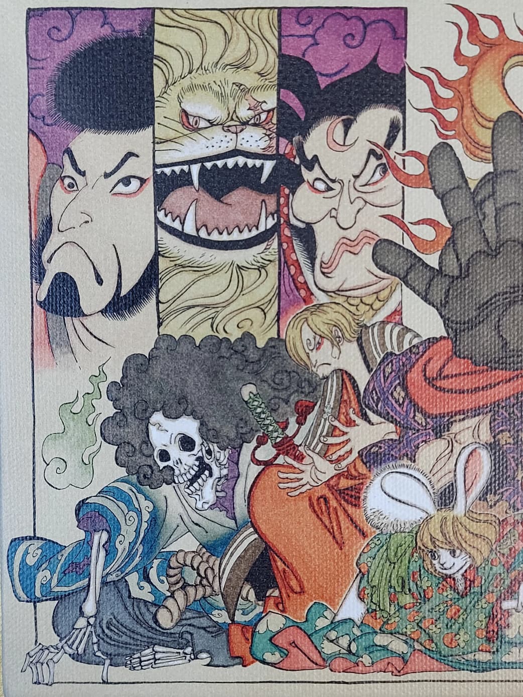One Piece Canvas Limited Reproduction (Straw Hat crew)