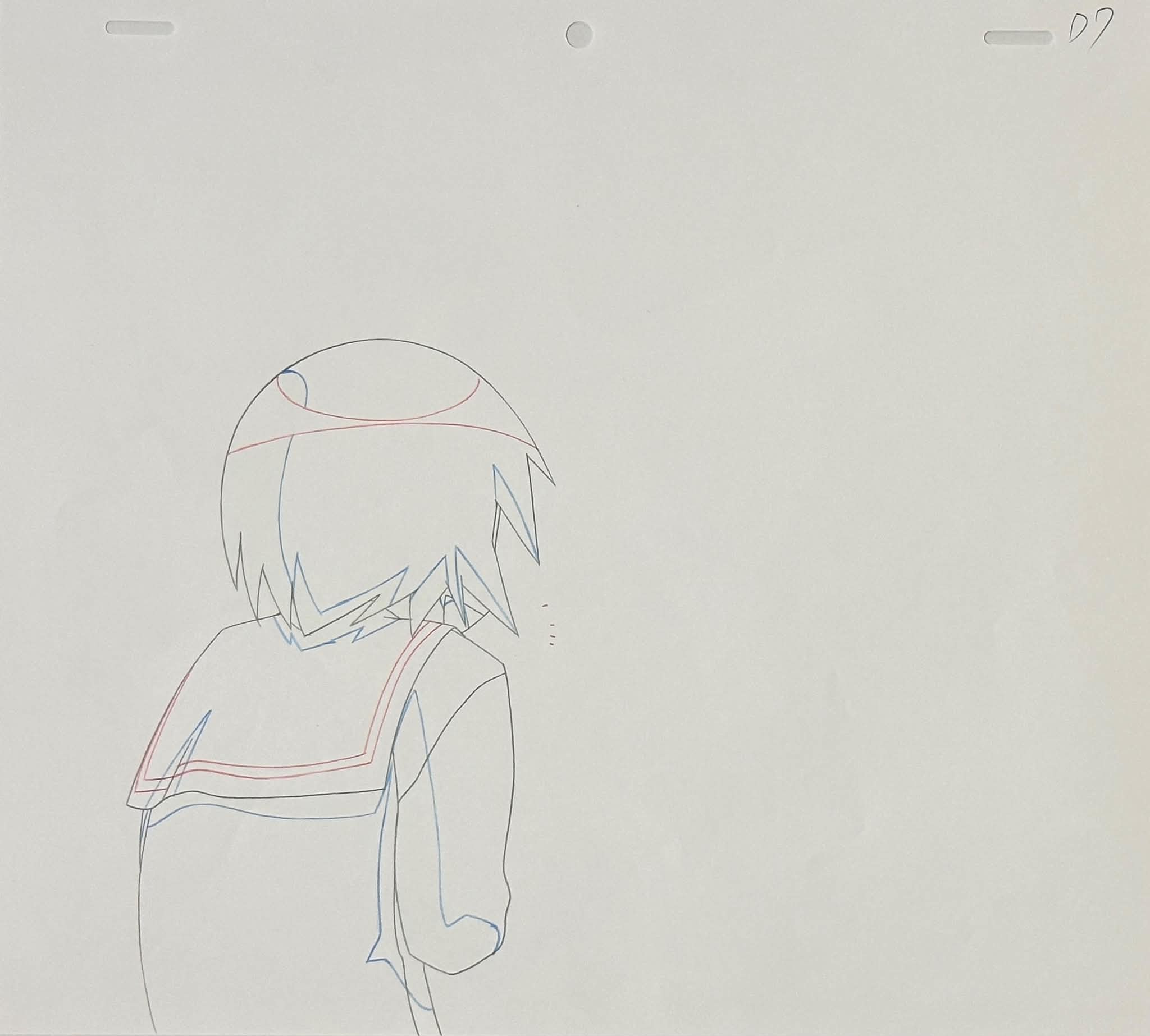 Azumanga Daioh Original Drawing 4 Page set (Kasuga Ayumu, Kagura)
