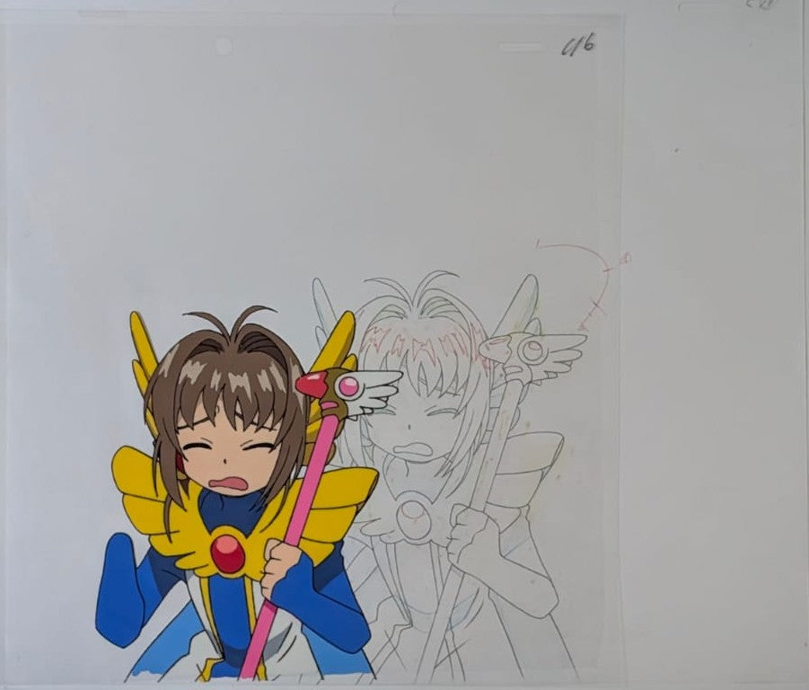 Cardcaptor Sakura Original Cel  & Drawing (Sakura Kinomoto)