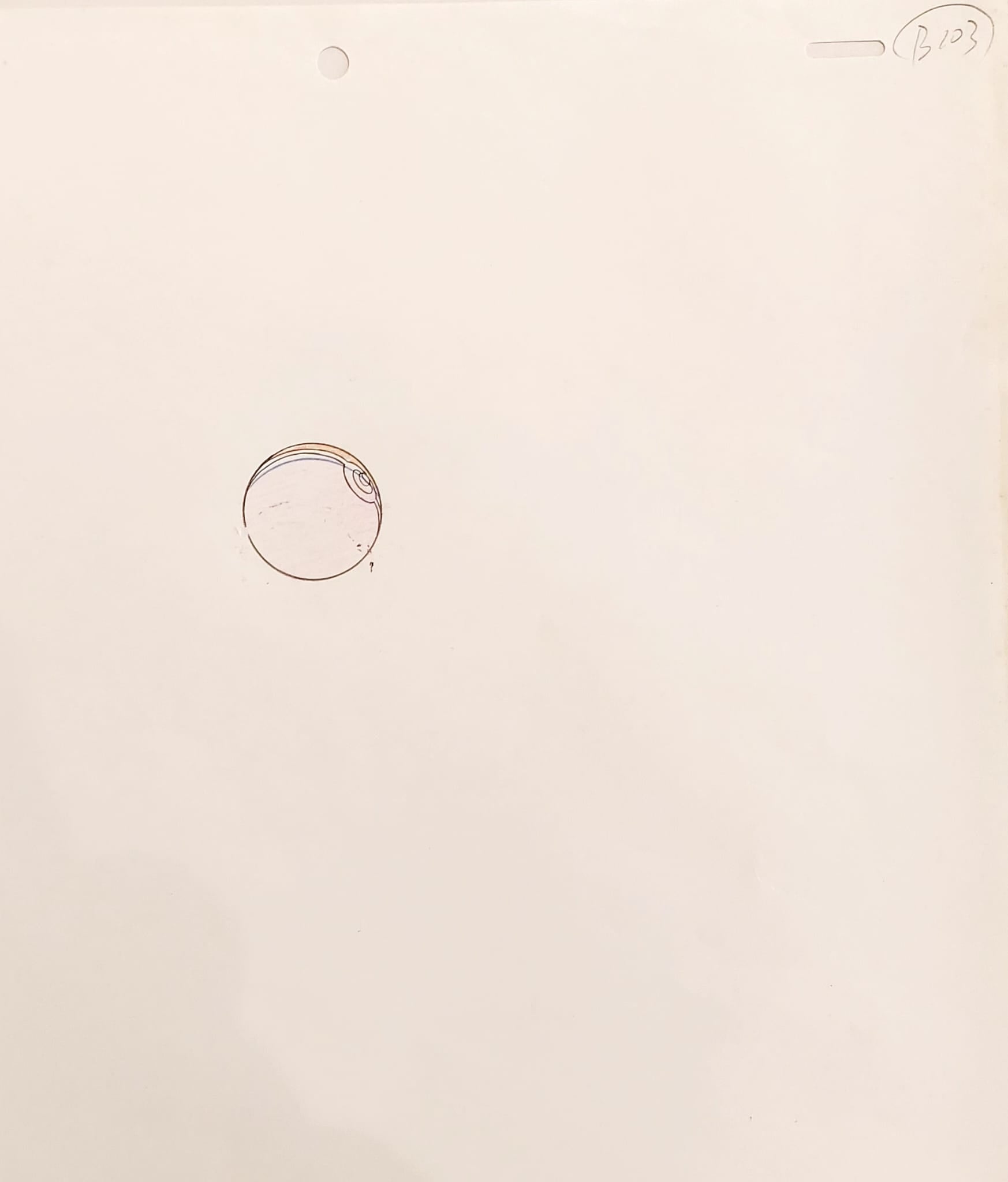 Pokémon Original Sketch & Cel (Poke Ball)