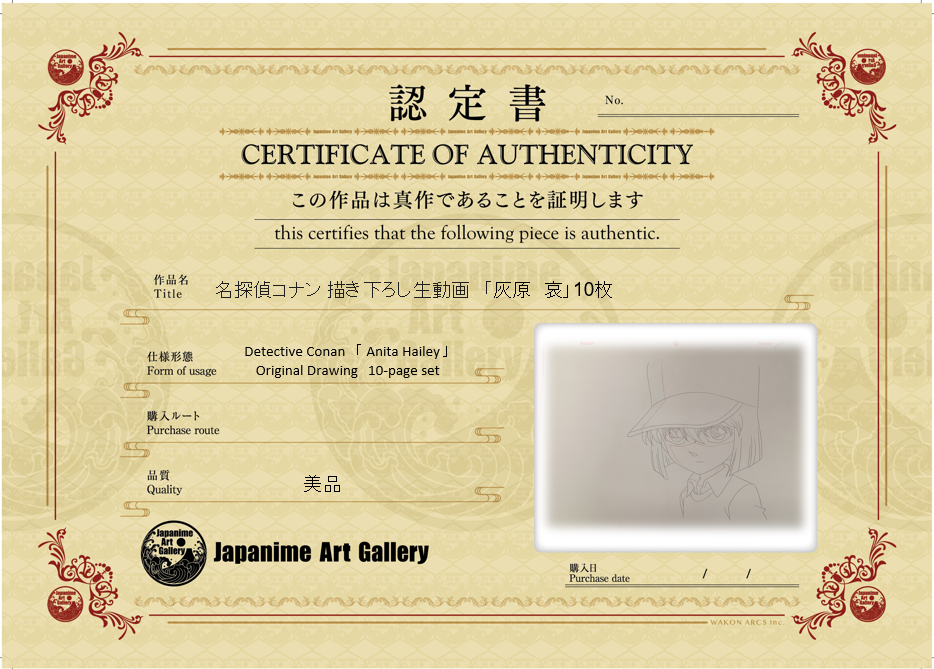 名侦探柯南原画（灰原哀）