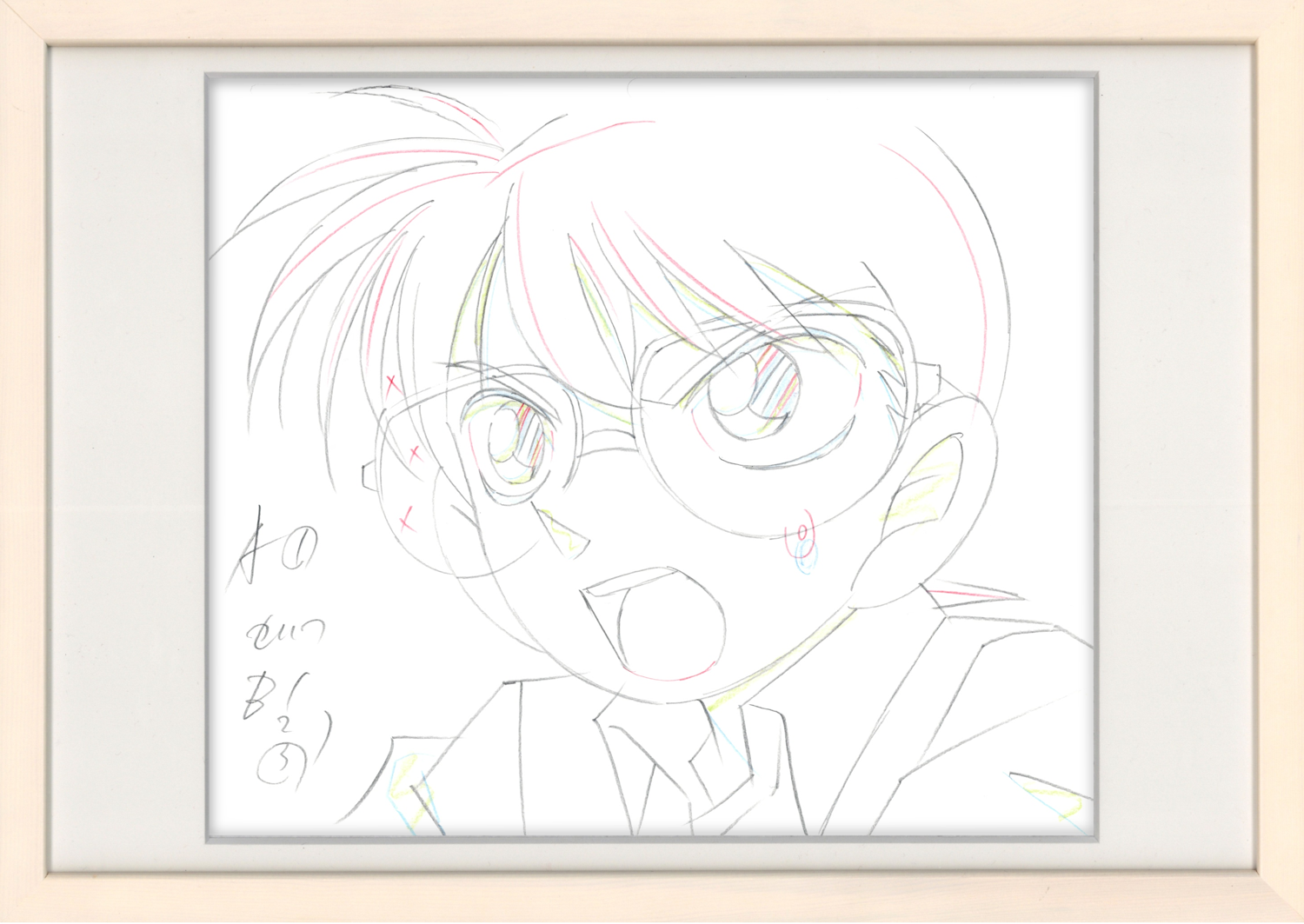 Detective Conan Original Sketch (Conan) 3 pages Set